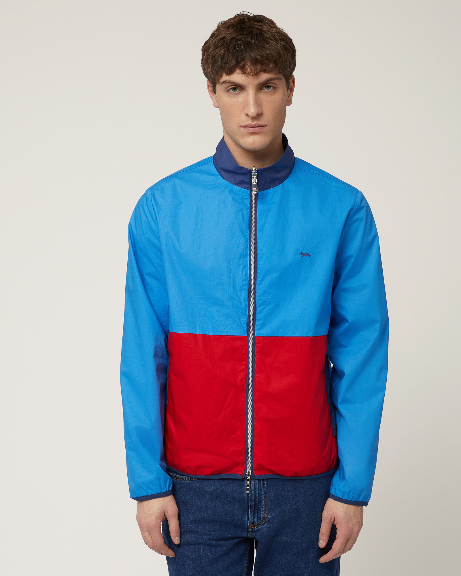Bomber Color Block Réversible, Bleu clair, large image number 2