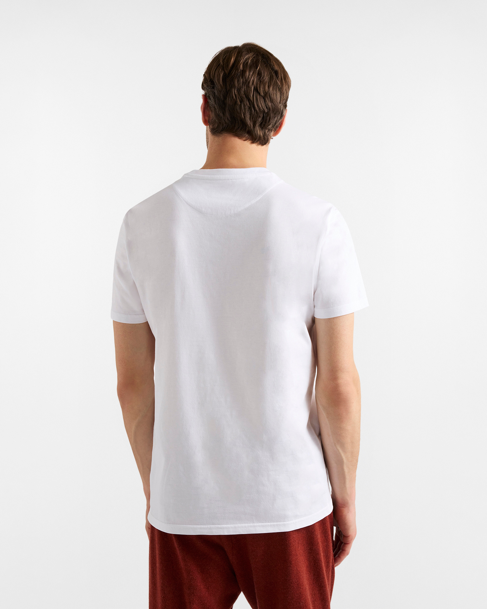 Cotton T-shirt with "Cortina a Colori" print