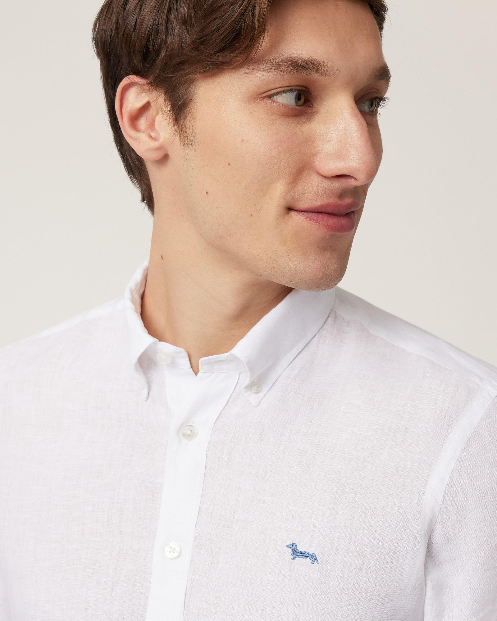 Gradient Print Shirt, White, large image number 2