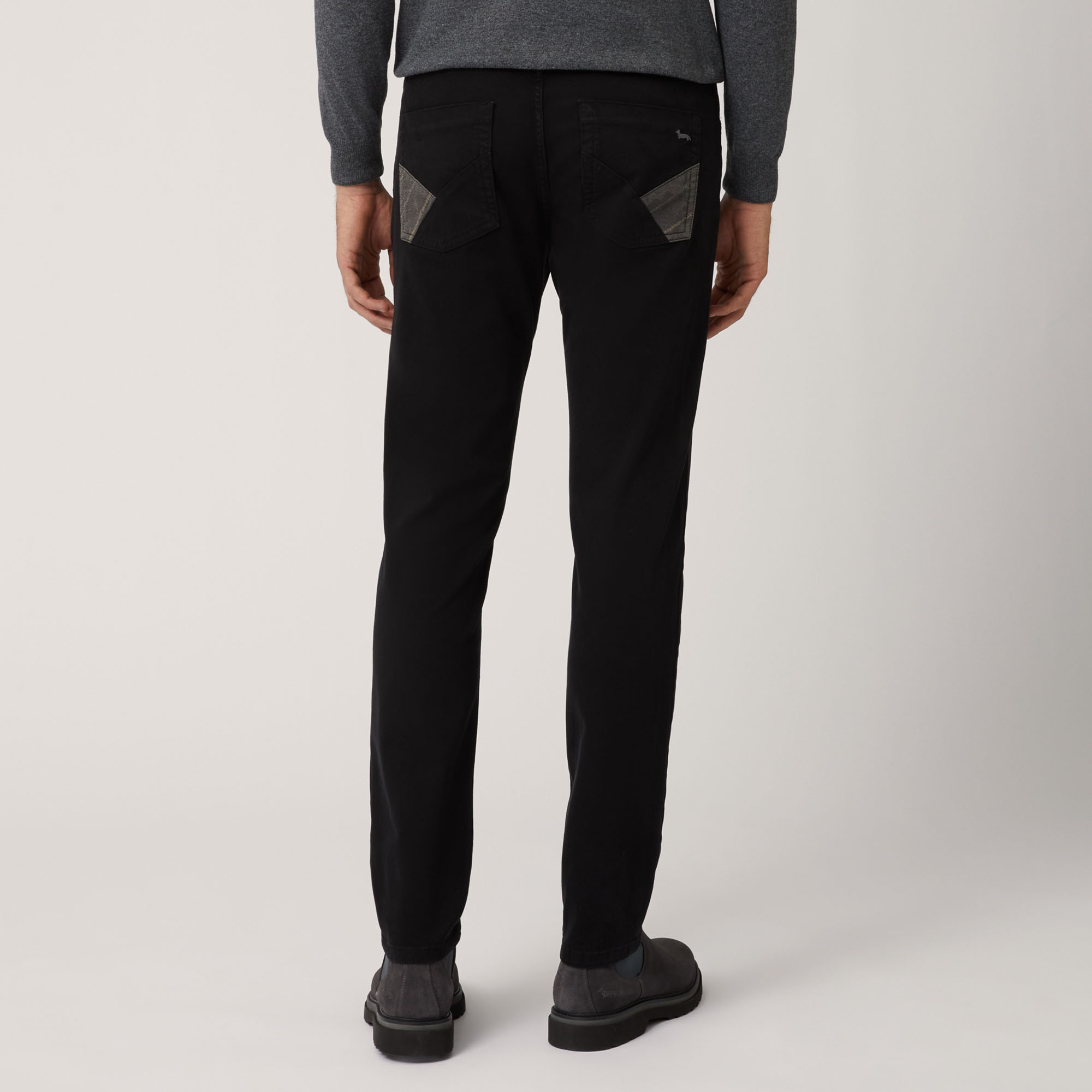Pantalone In Cotone Stretch Ski Lounge, Nero, large image number 1