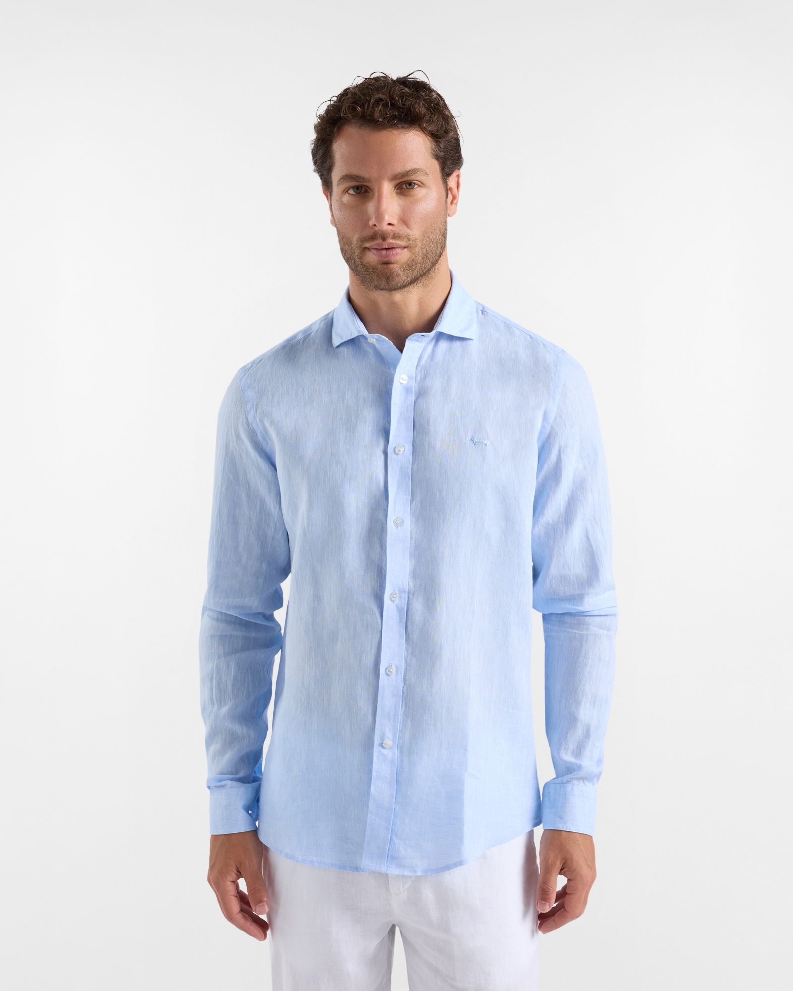 Camicia Uomo in Lino Narrow Fit