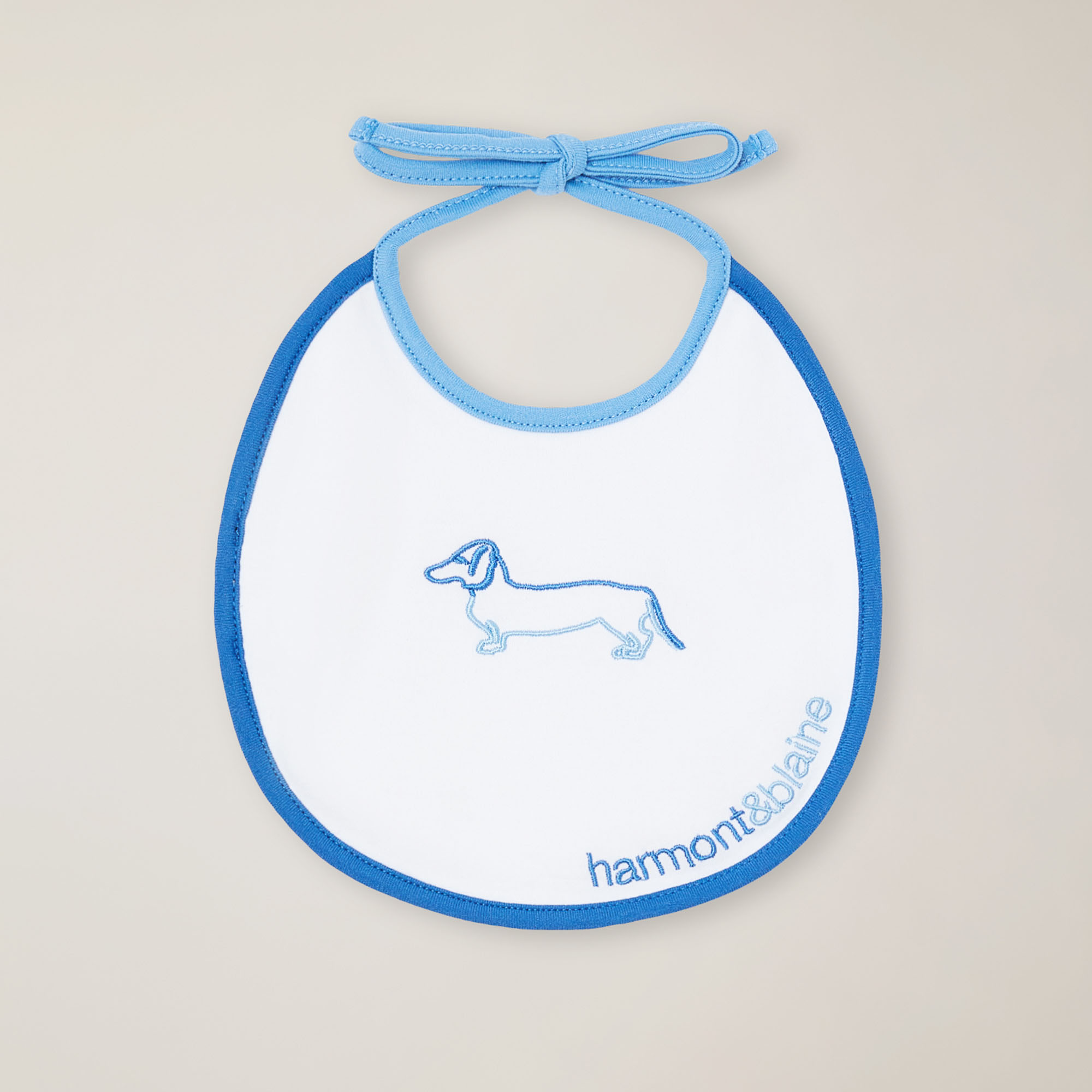 Cotton bib, Cornflower blue, large image number 0