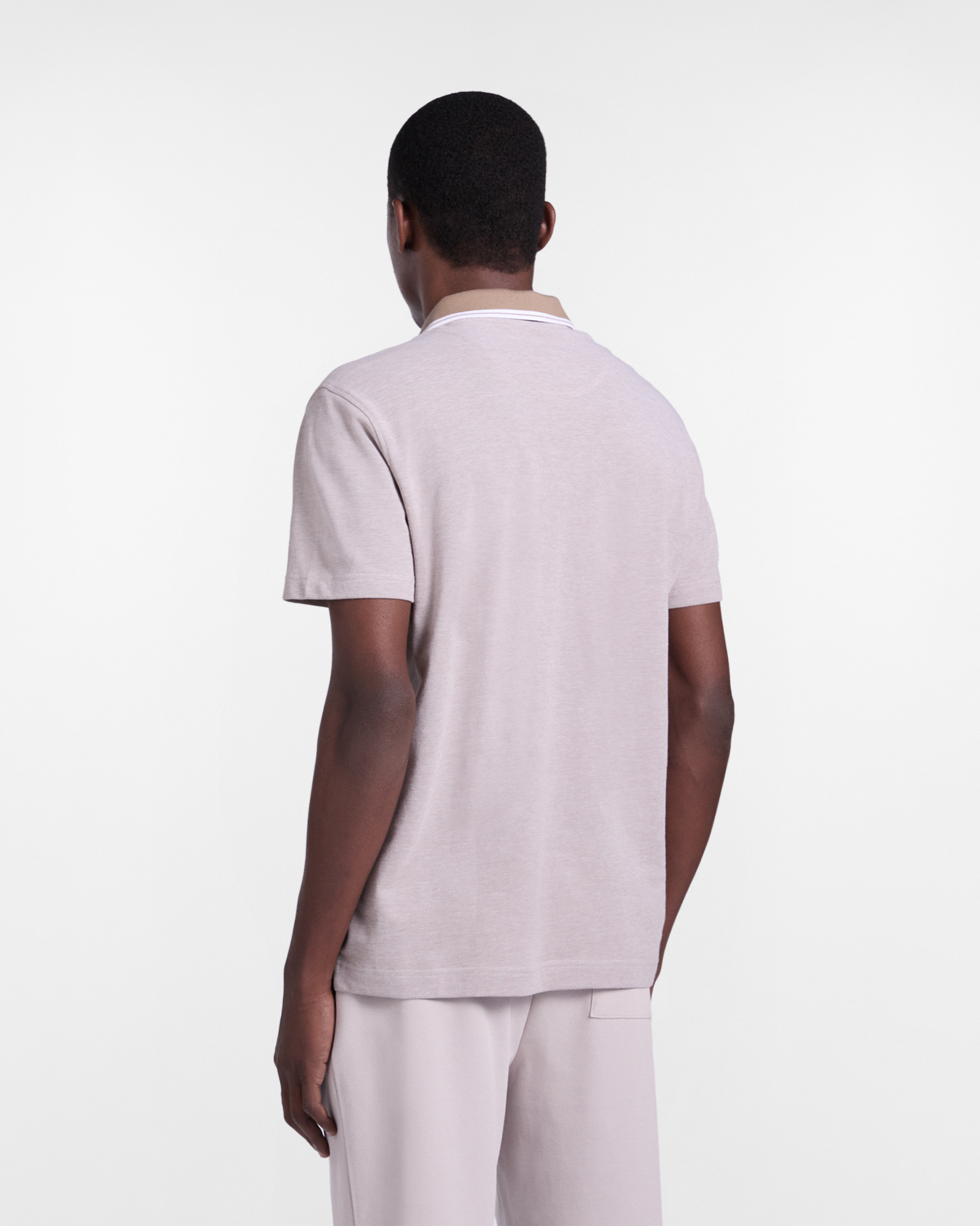 Men's Oxford piqu&eacute; polo shirt