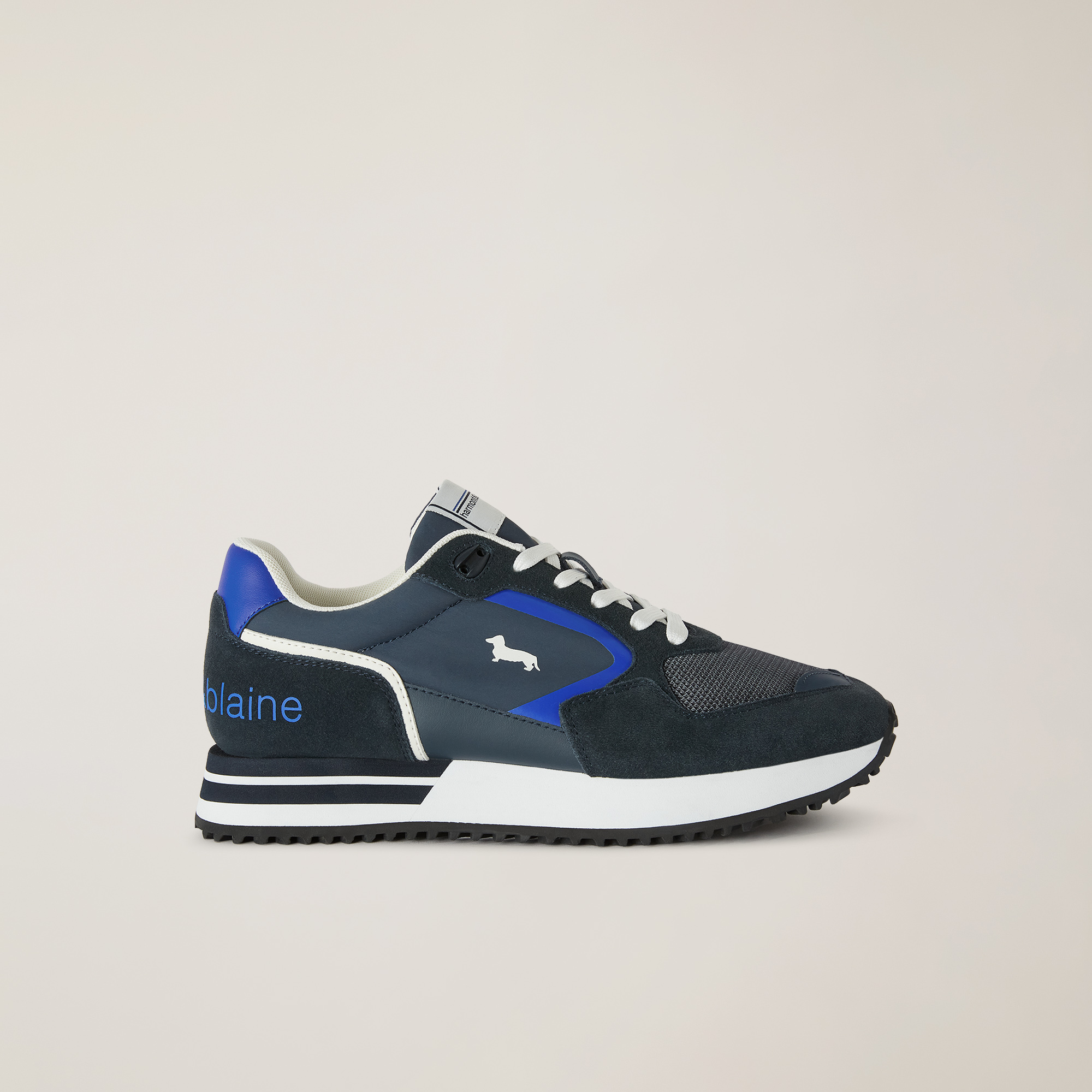 Sneaker Con Inserti, Blu, large