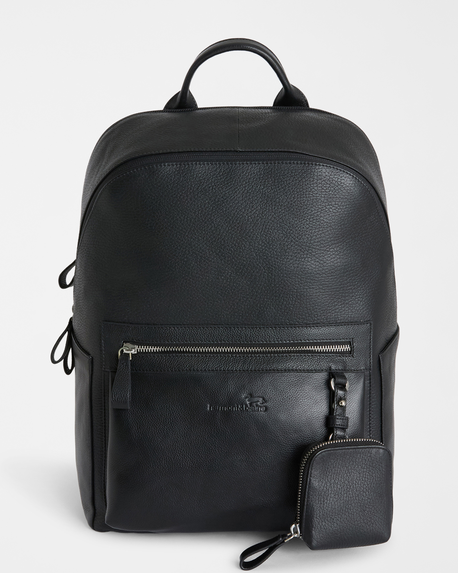 Genuine leather backpack