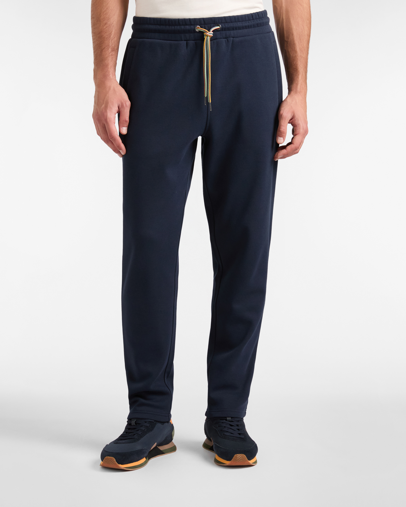 Sweatpants in Brushed Piquet with Drawstring