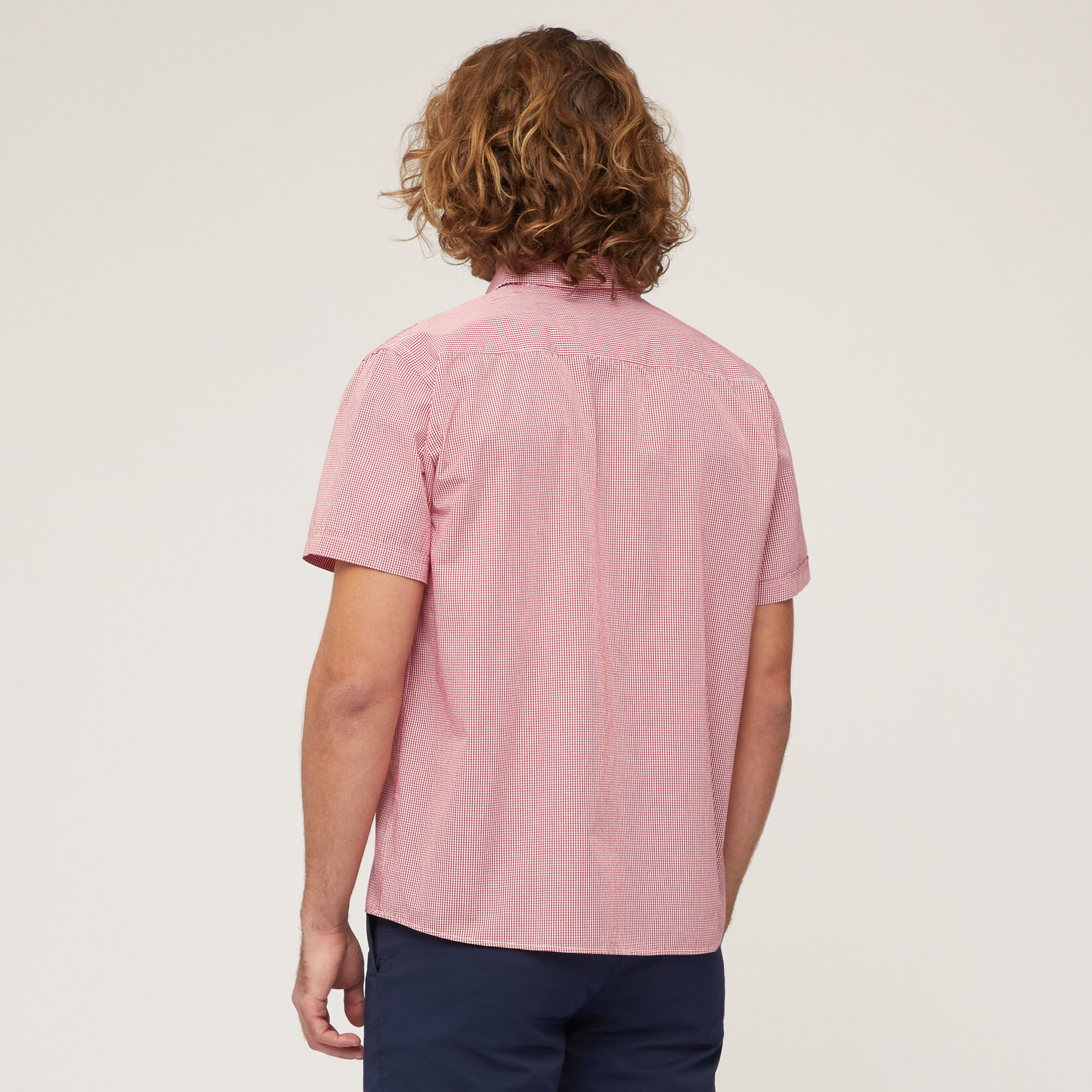 Organic Cotton Poplin Short-Sleeved Shirt