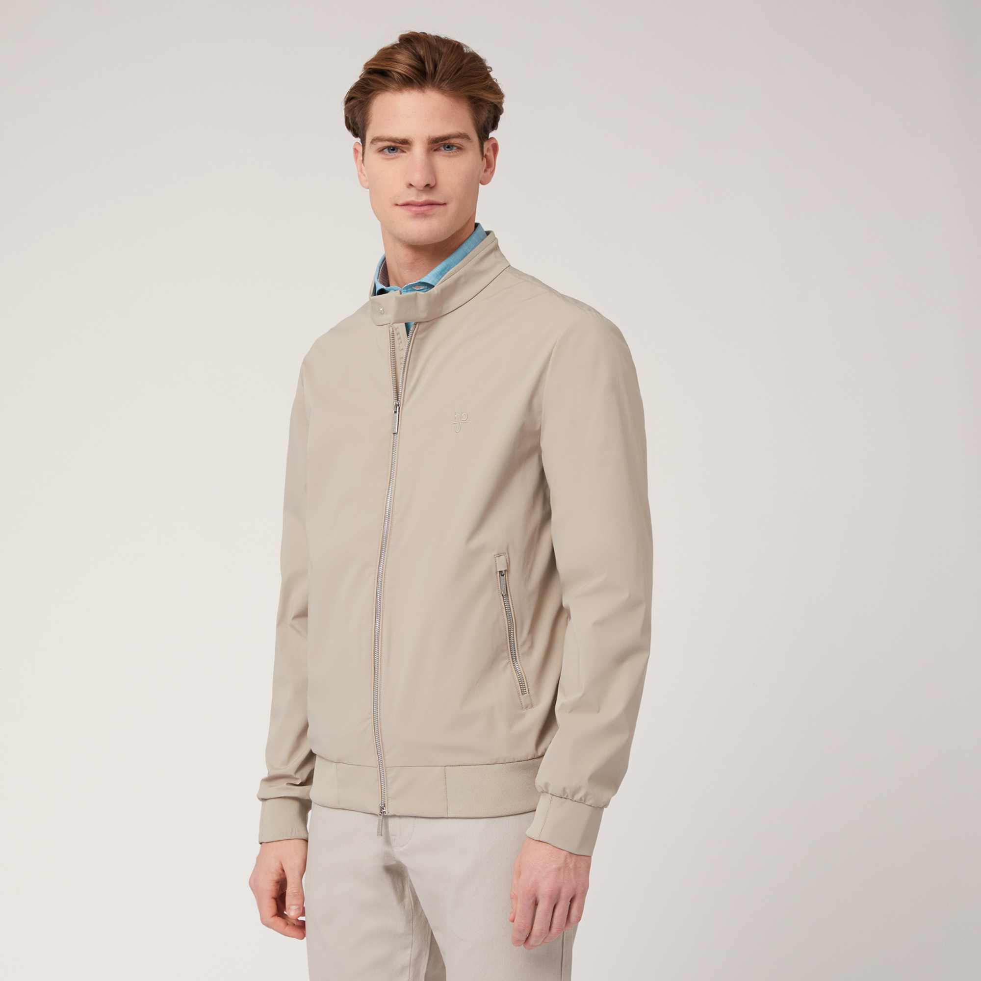 Giubbotto In Softshell, Beige, large image number 0