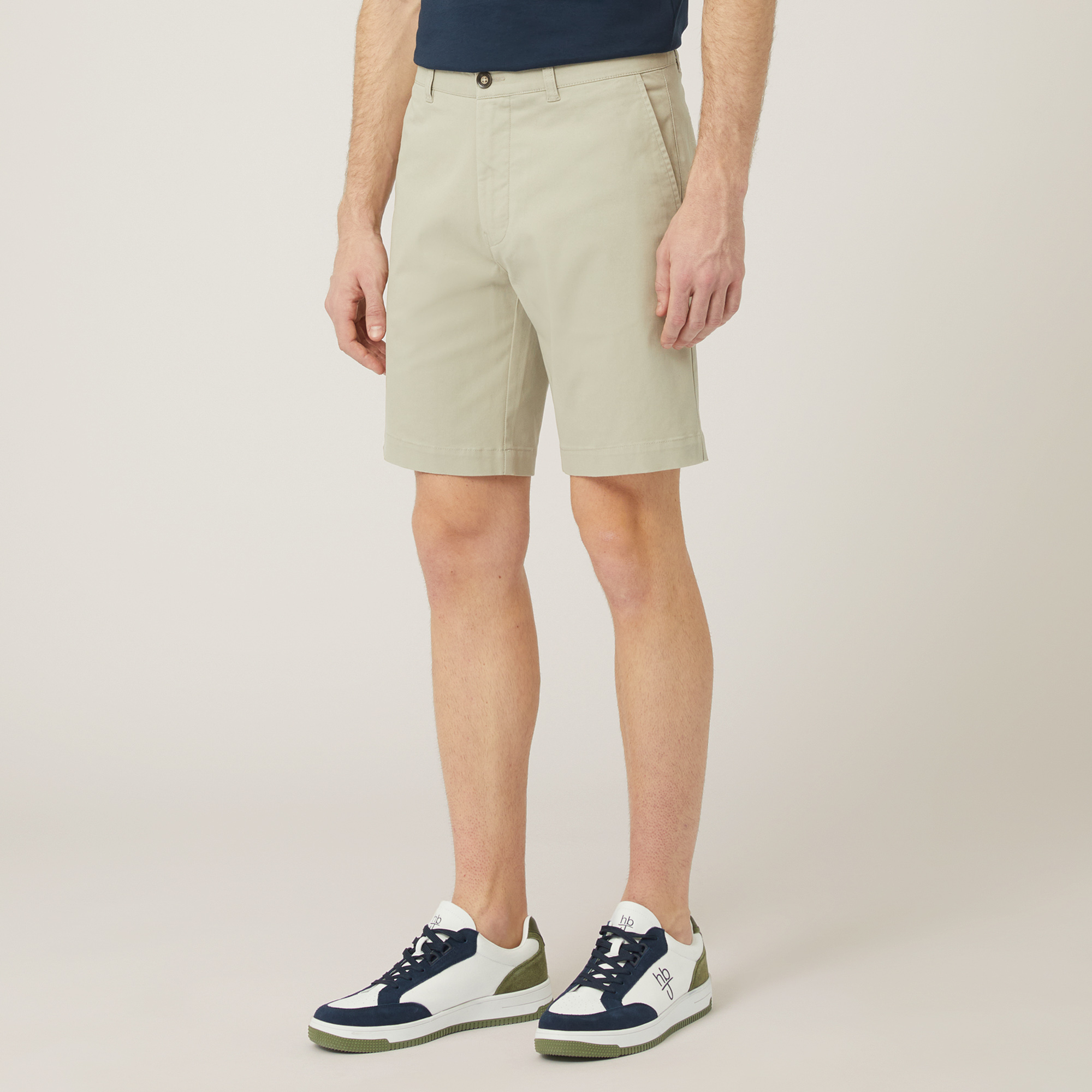 Bermuda Chino In Twill, Beige, large image number 0