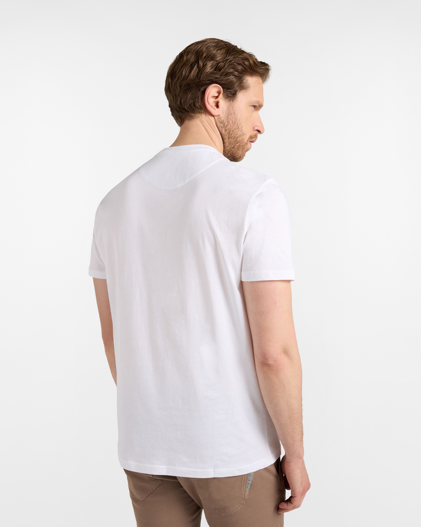 Men's T-shirt with 3D dachshund print