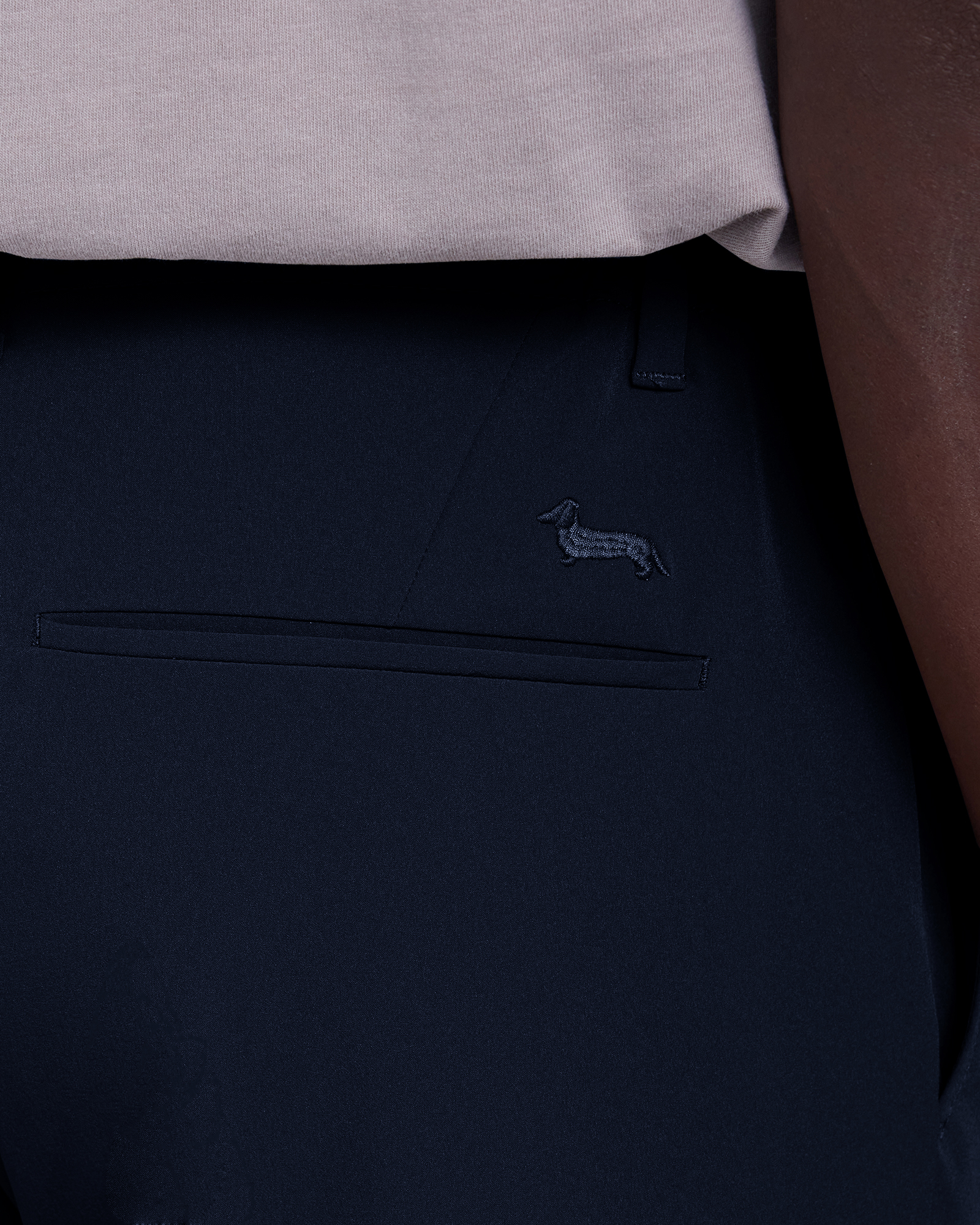 Men's D-Fit chino pants with elasticated waistband, Blue, large image number 2