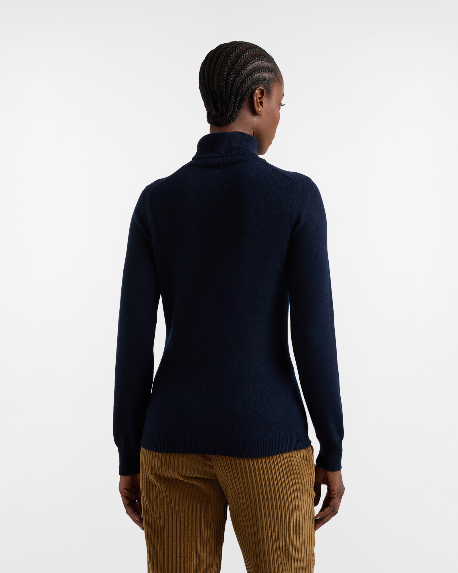 Pure Cashmere Turtleneck "Cortina a Colori"