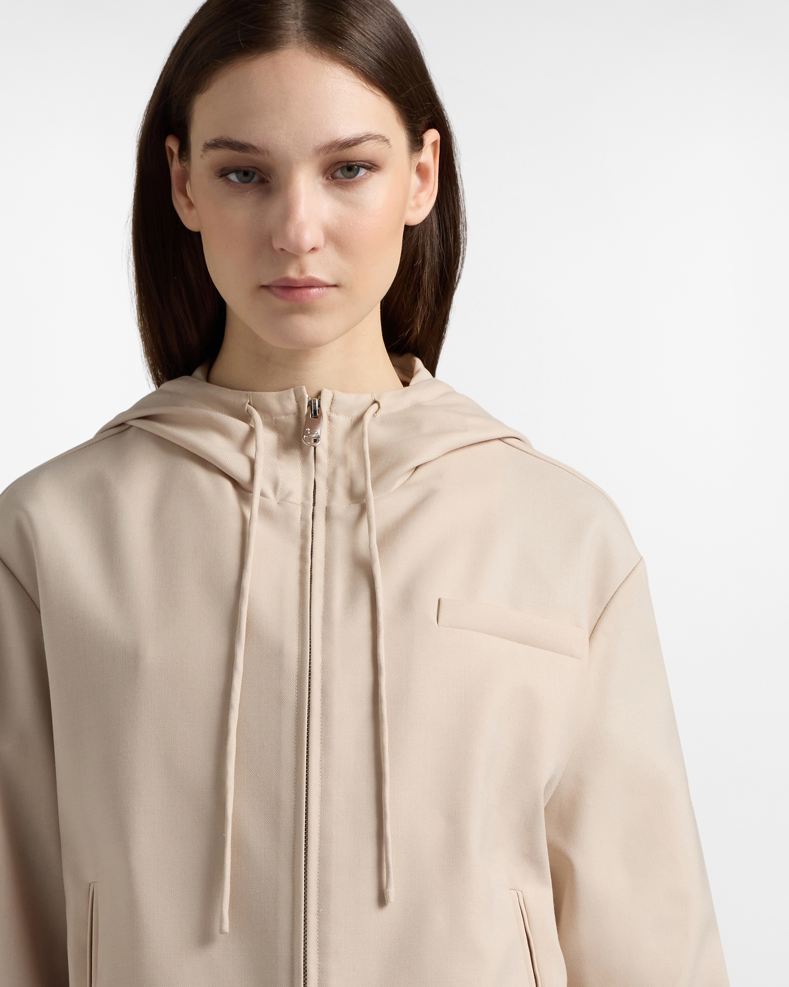 Giacca con cappuccio, Beige, large image number 2