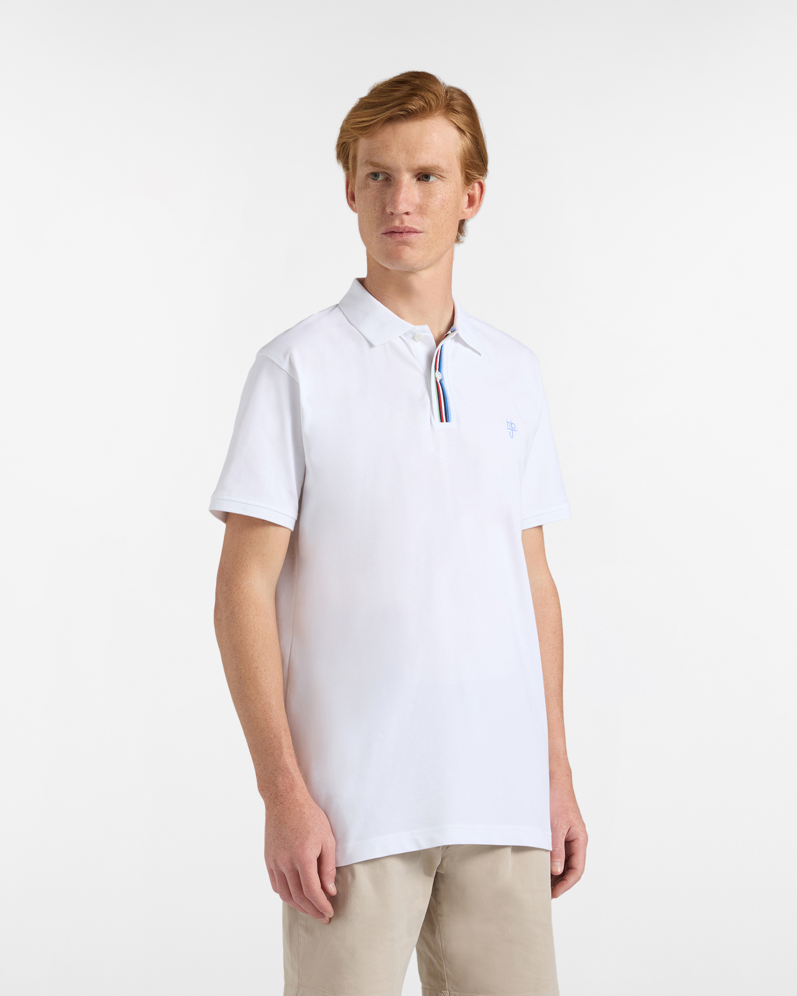 Polo uomo regular colletto multicolore