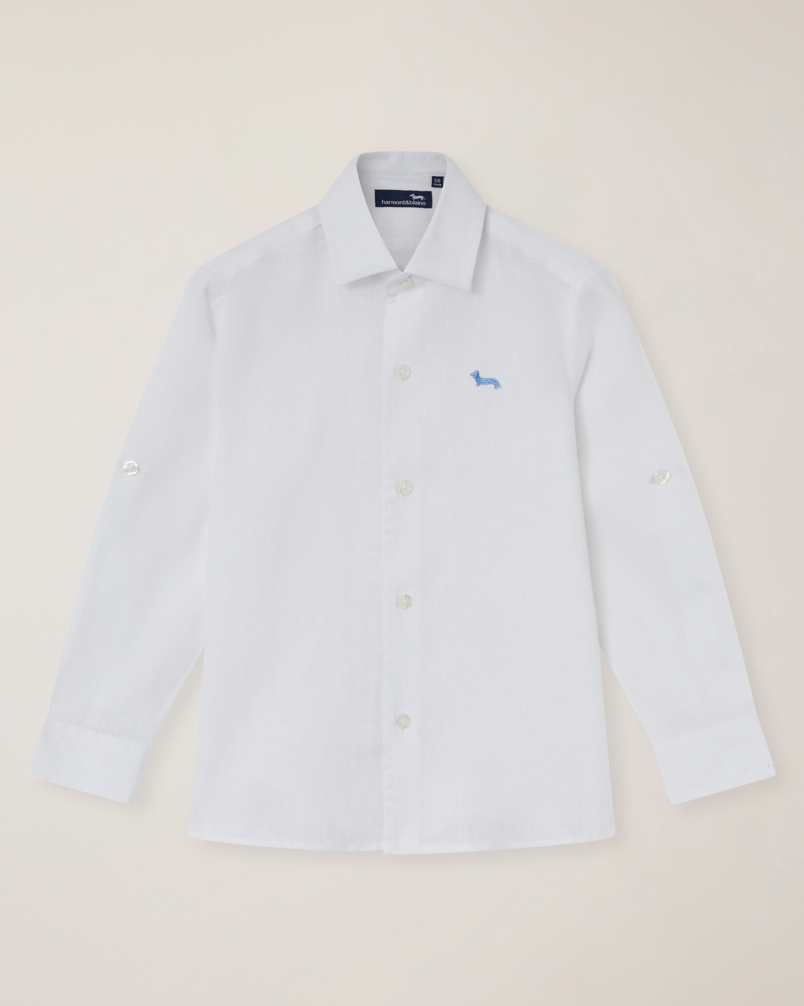 Linen shirt, White, large image number 0