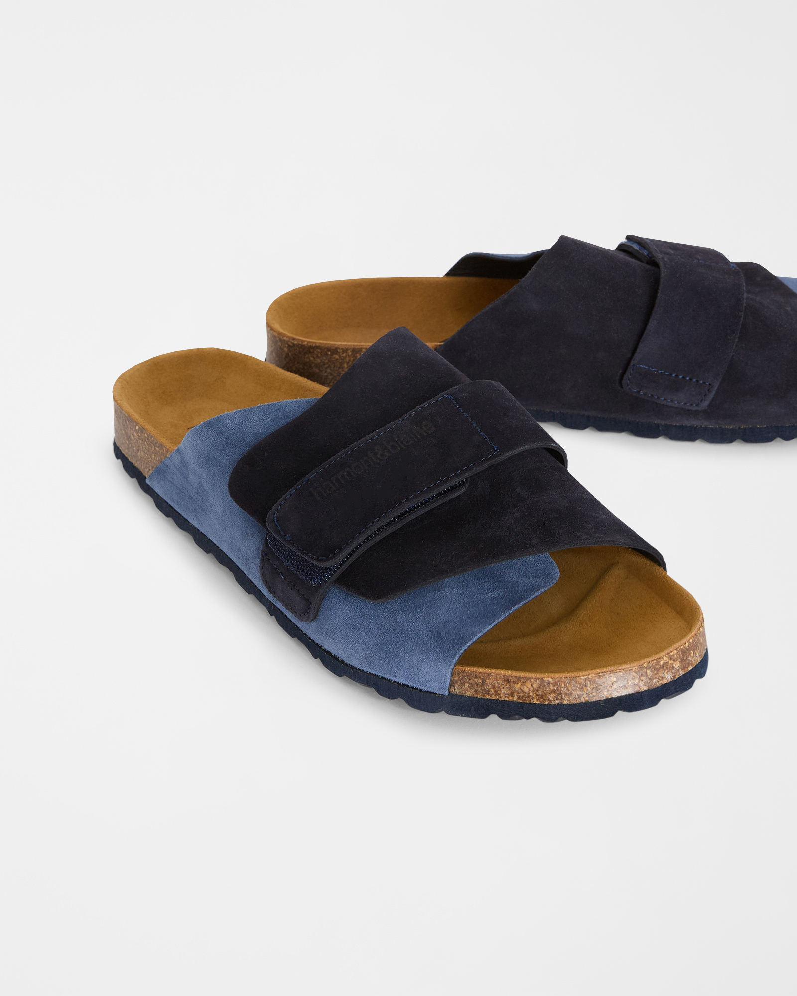 Suede sandal, Blue, large image number 3