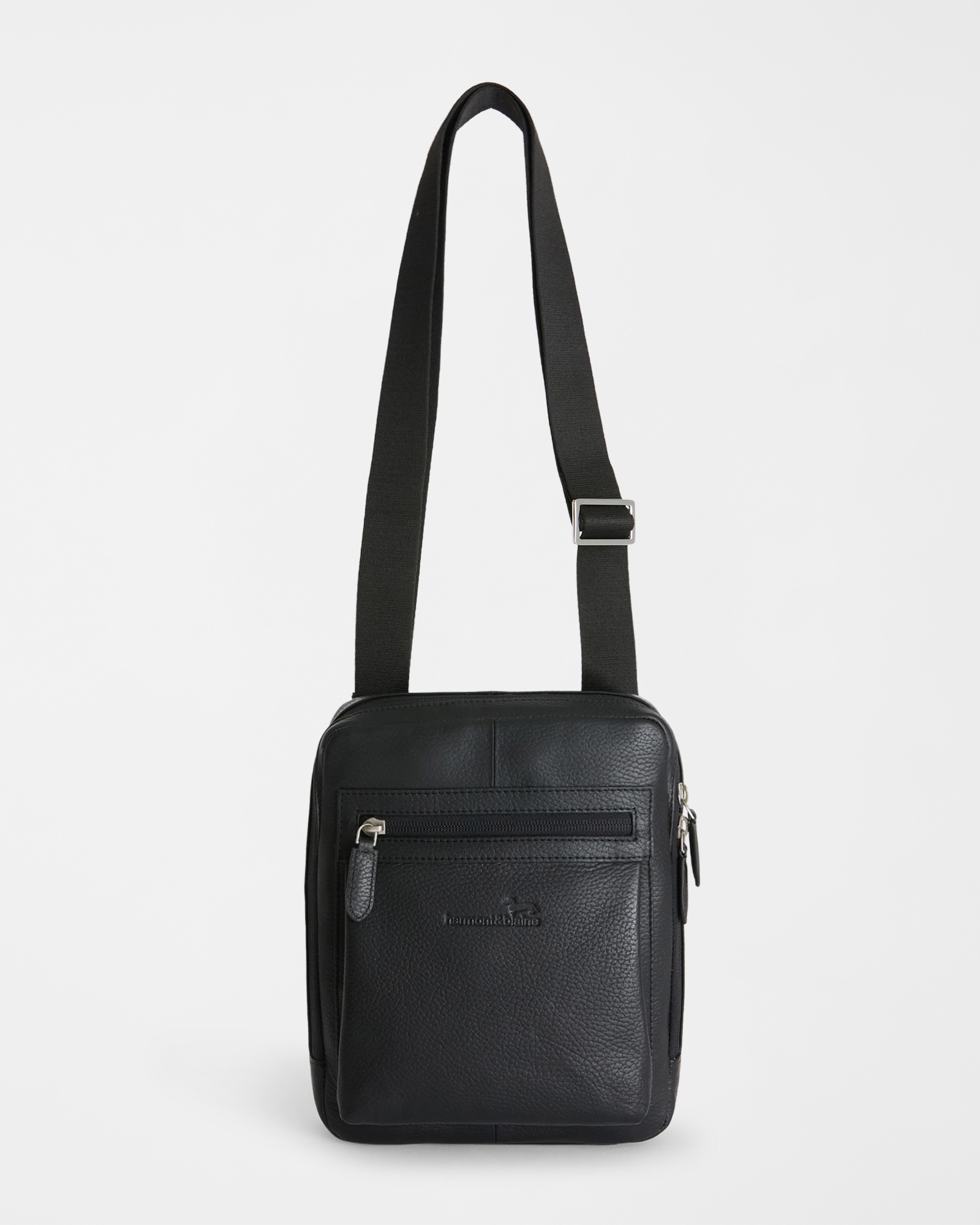 Leather cross-body bag