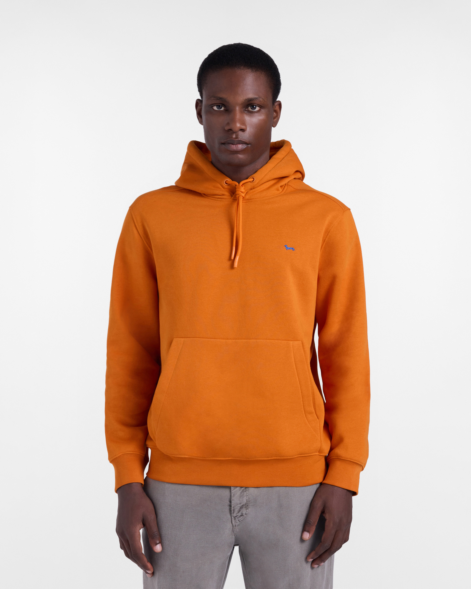 Comfort Hoodie Sweatshirt, Orange, large