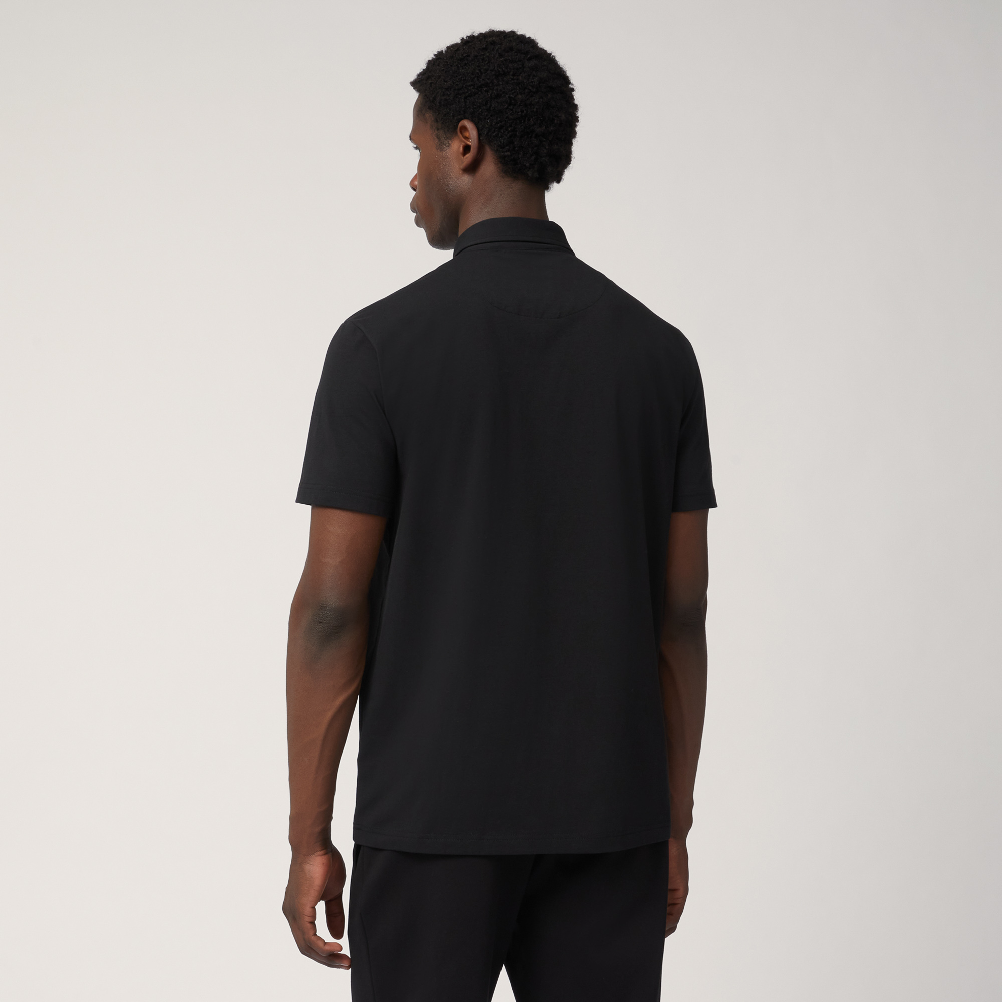 Polo with Pocket, Black, large image number 1