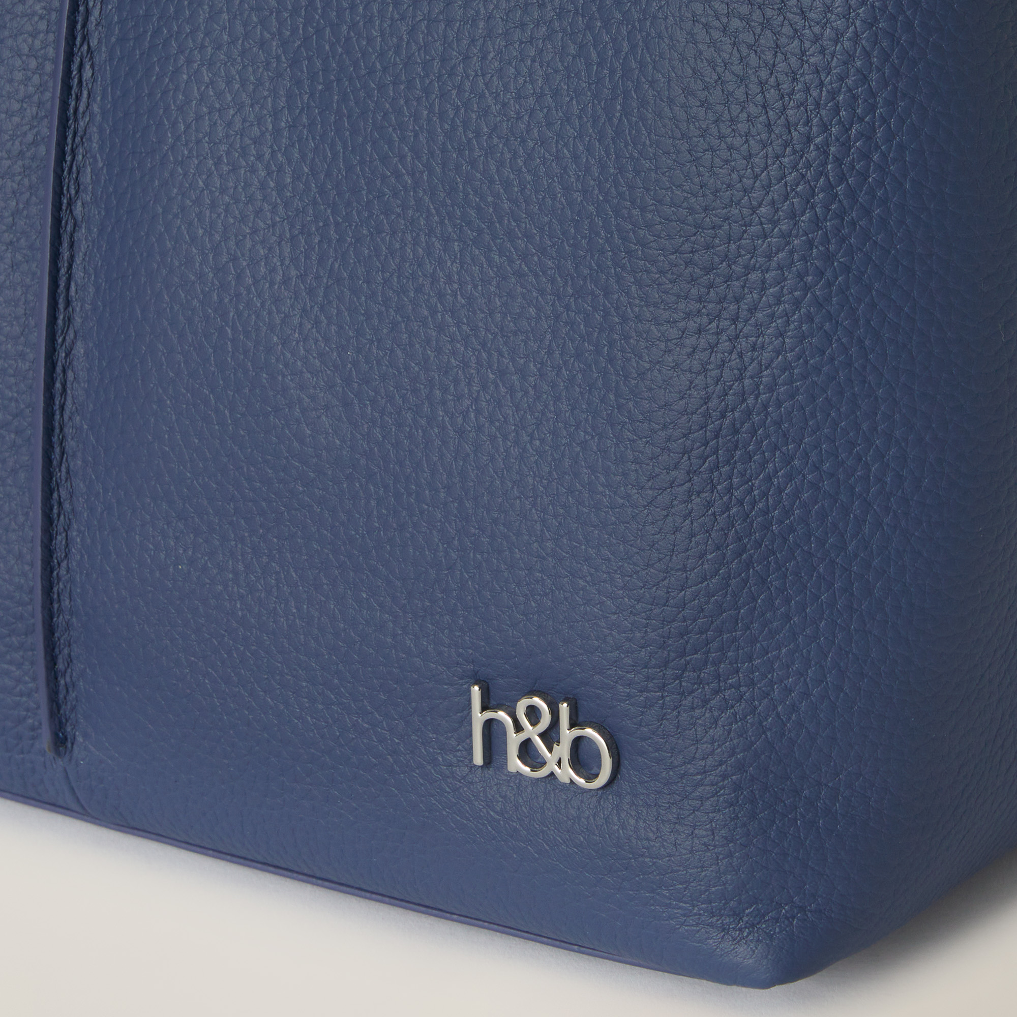 Shopping Bag „Forever“ aus Leder, Blau, large image number 2