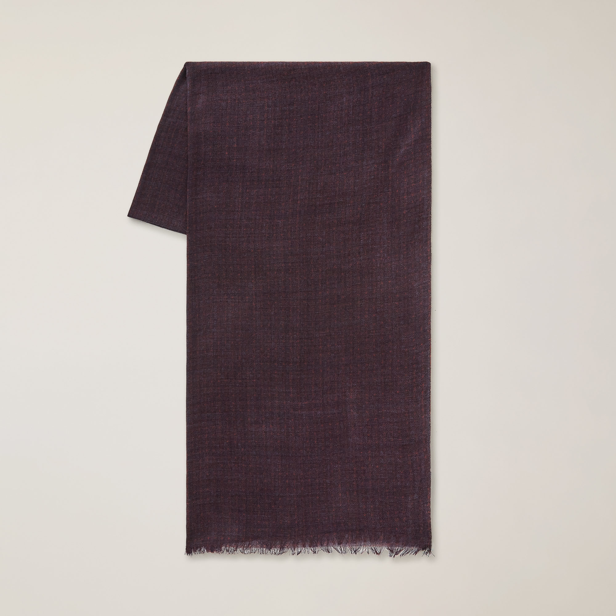 Tie-Inspired Wool Scarf