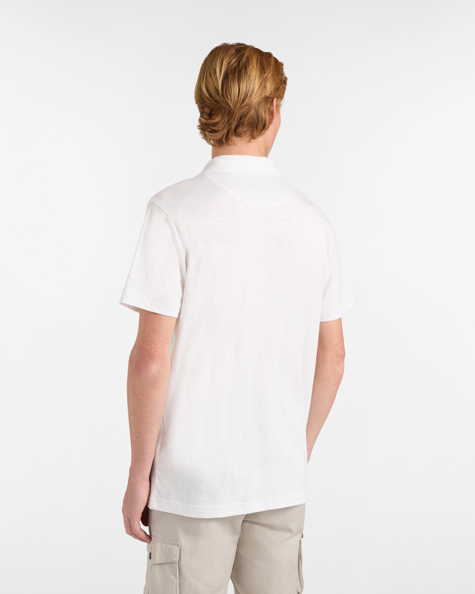 Polo uomo regular fit tinta unita collo classico