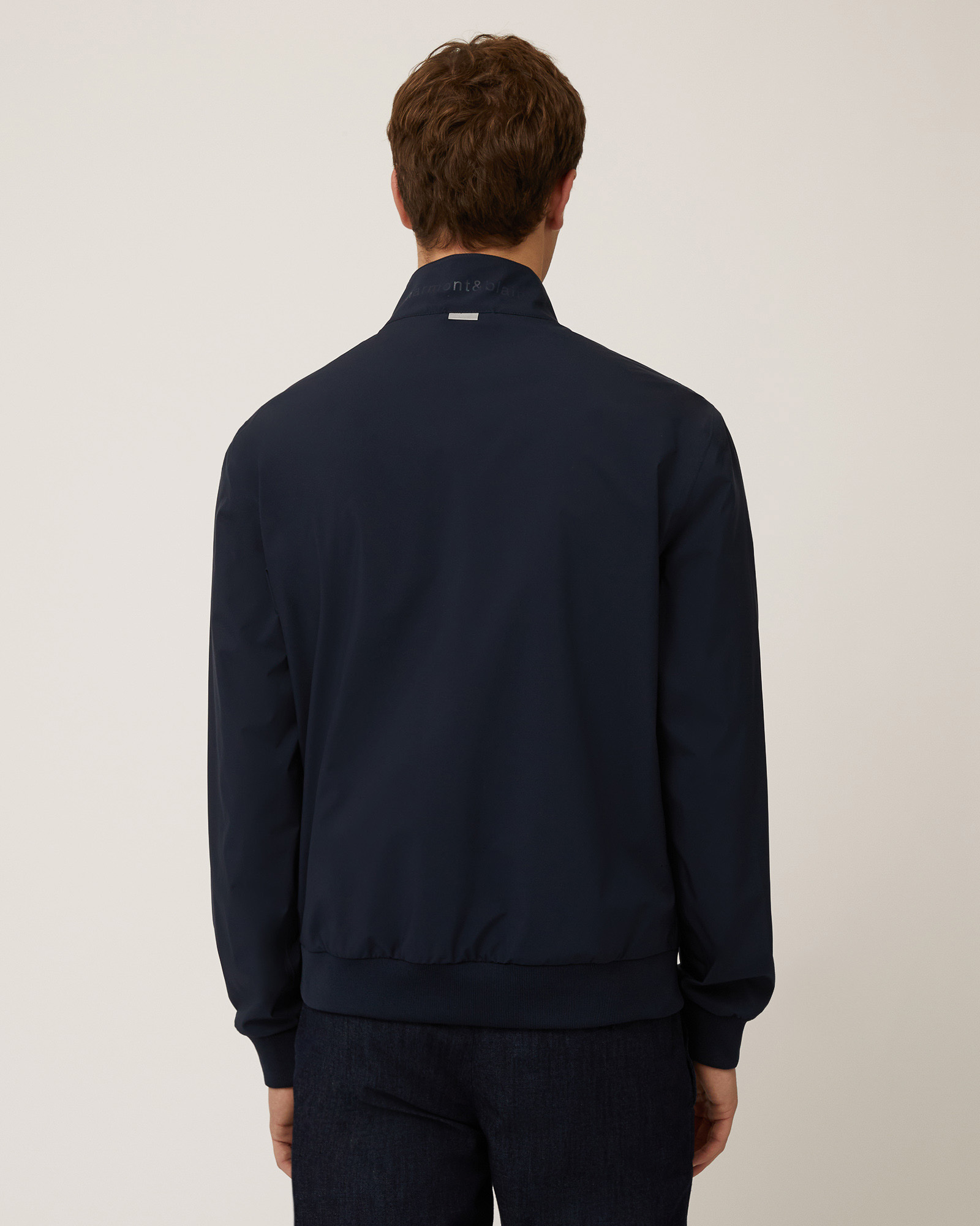 Softshell Regular Bomber Jacket, Navy Blue, large image number 1