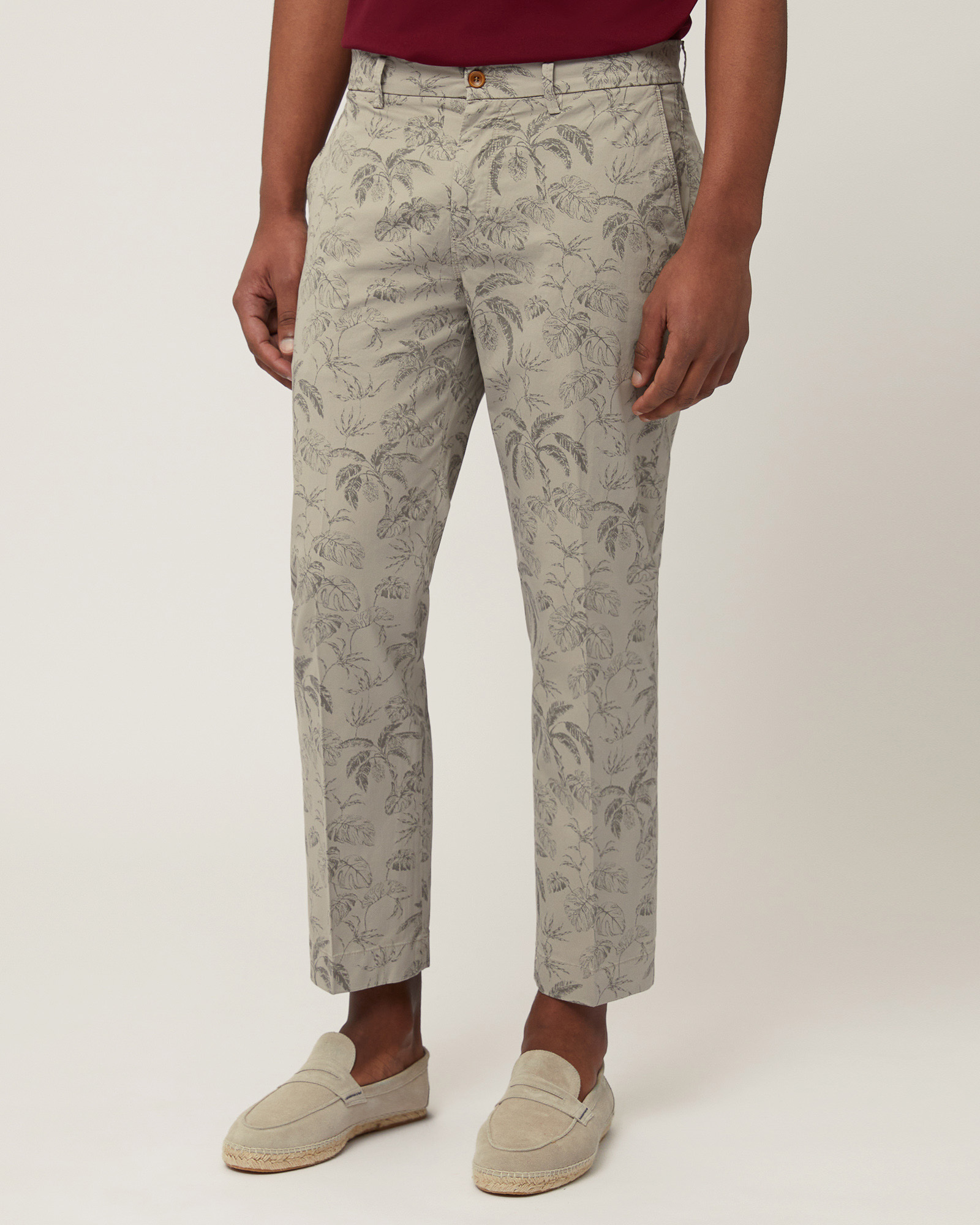 Pants with All-Over Print, Sand, large image number 0