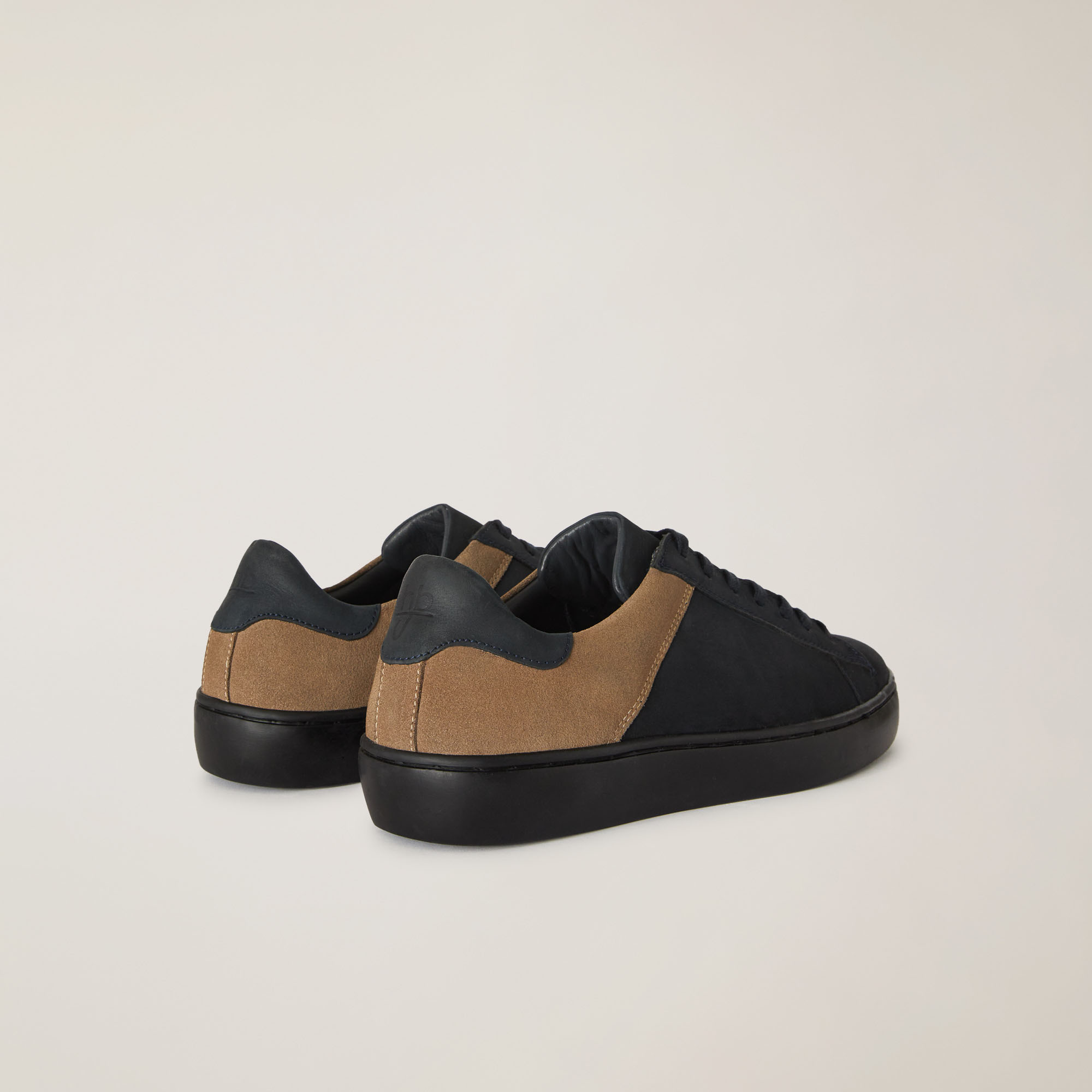 Sneakers Bicolor In Pelle, Light Blue, large image number 2