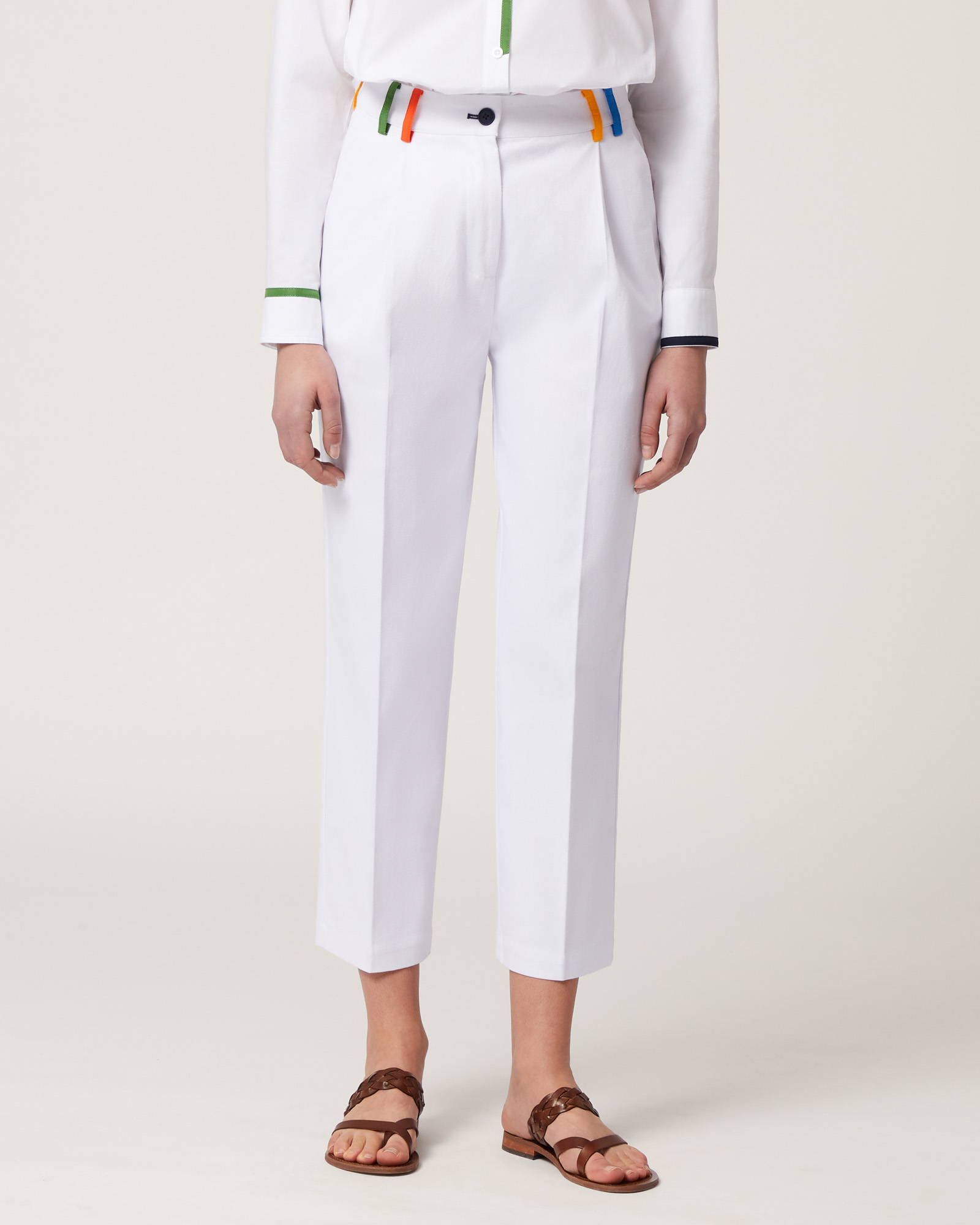 Pants with Colorful Details