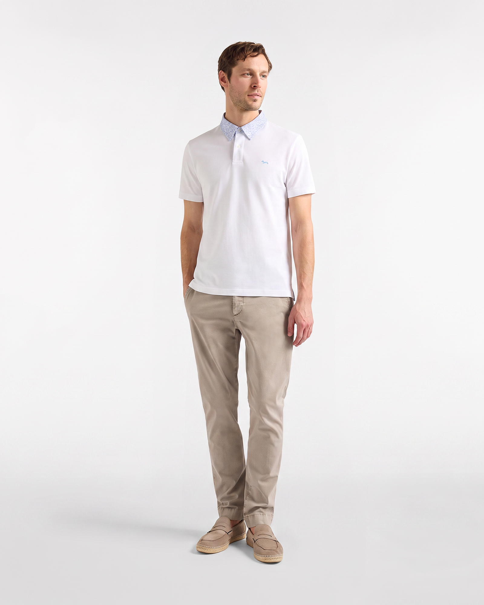 Men's regular fit piqu&eacute; Vietri polo shirt, Amaranth, large image number 3