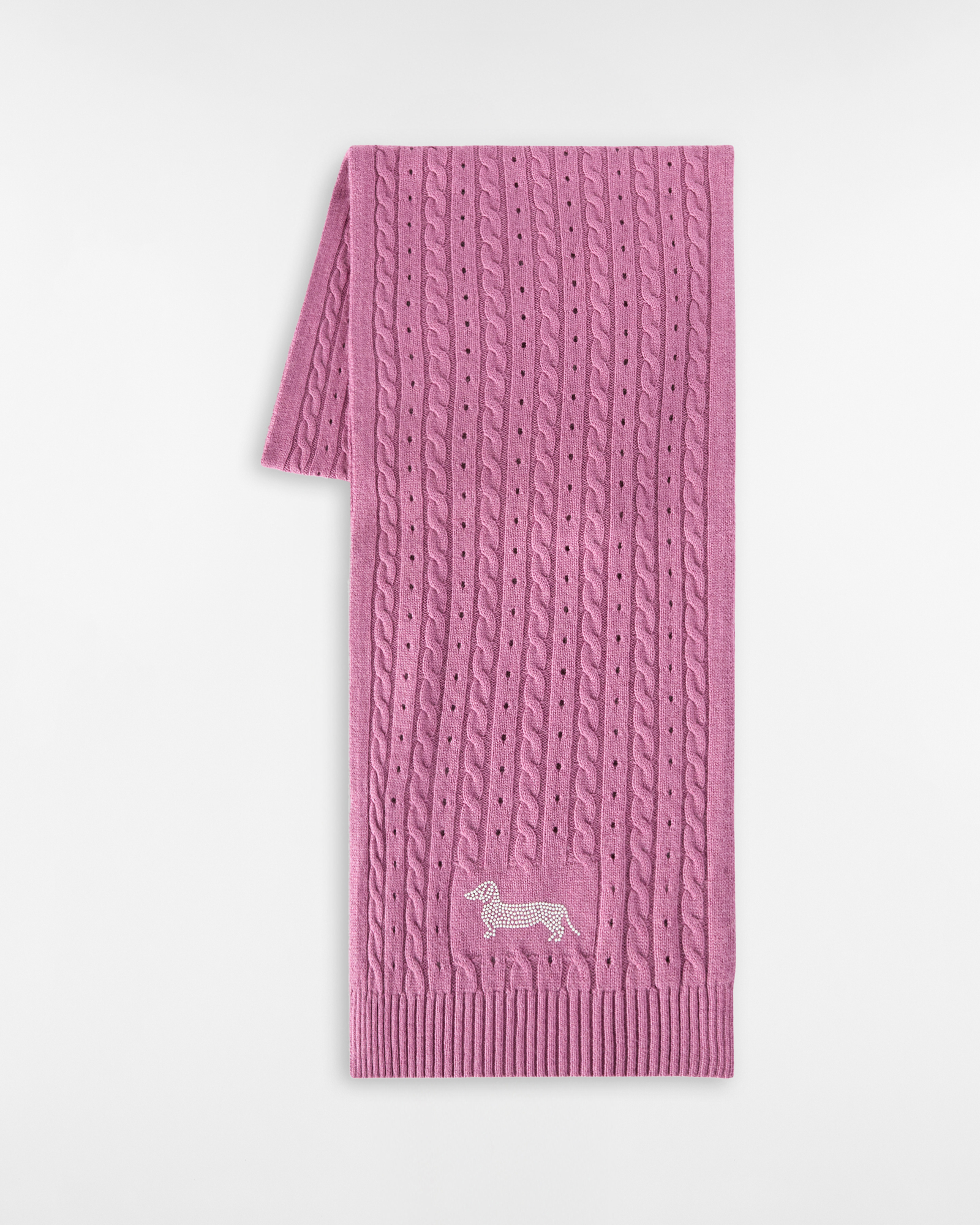 Scarf with Micro Stud Dachshund