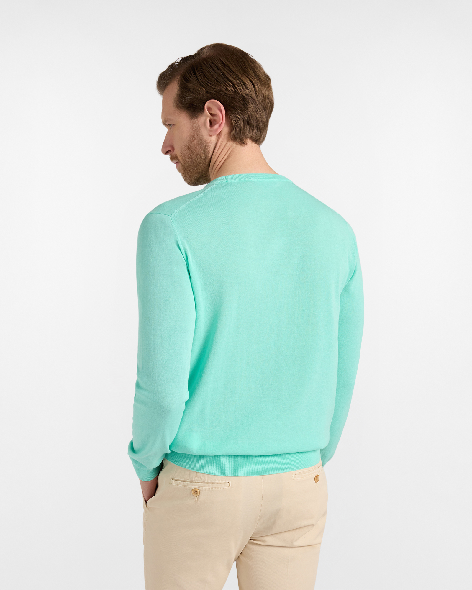 Cotton crewneck pullover