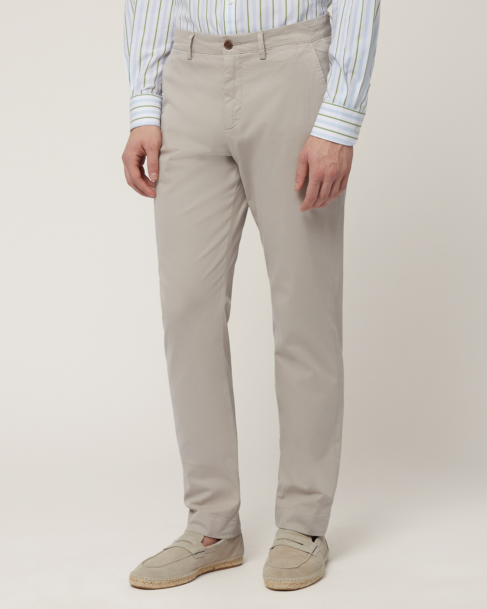 Narrow Fit Chino Pants, Sand, large