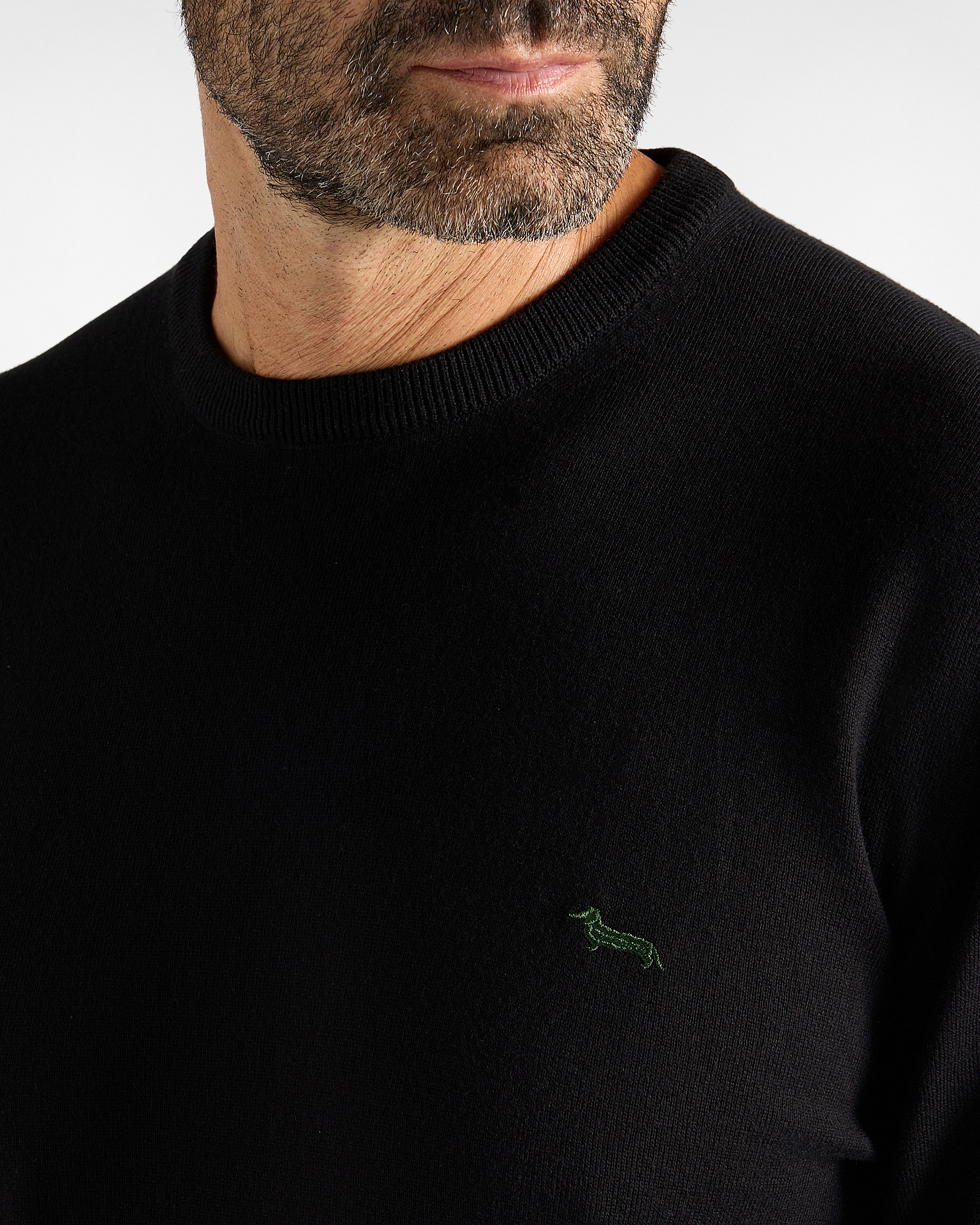 SEASONAL TRANSITION SWEATER IN CO/WO, BLACK, large image number 2