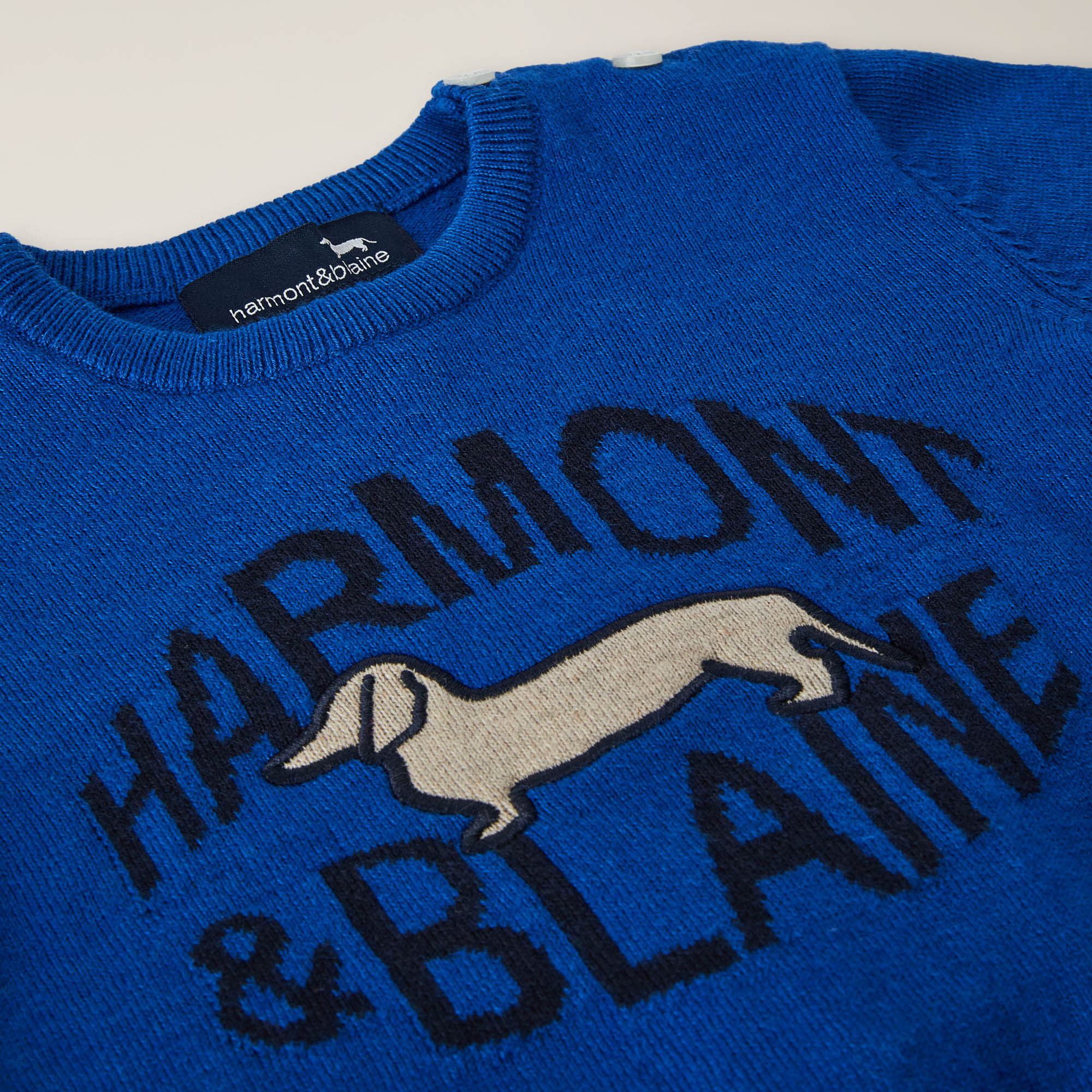 Crew neck with inlay, Oceano, large image number 2