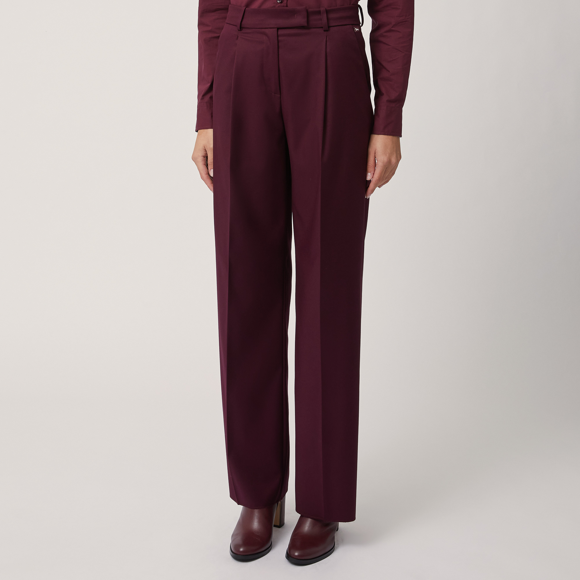 Pantaloni con pinces on sale