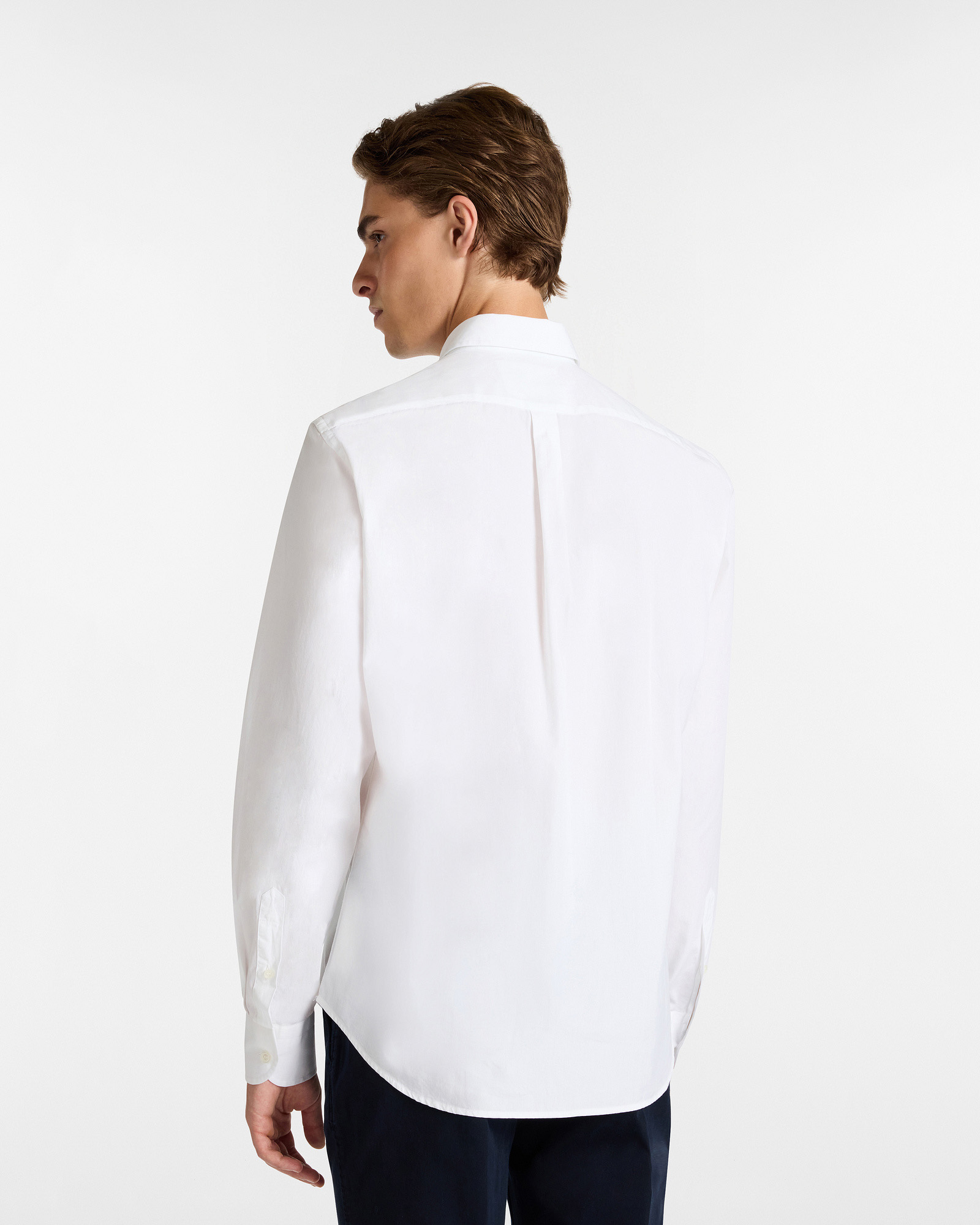 Camisa Essentials de algodón liso