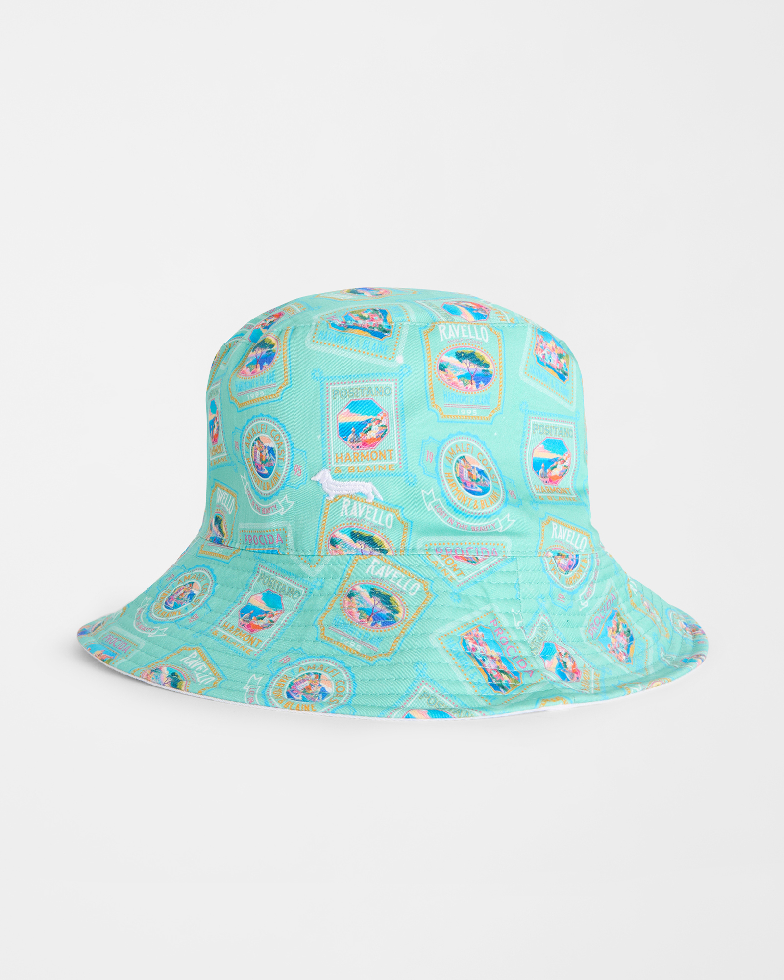 Postcard capsule bucket hat