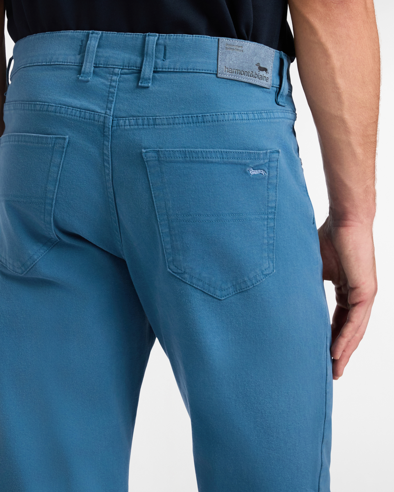 Regular Fit Gabardine Pants, Bluette, large image number 2