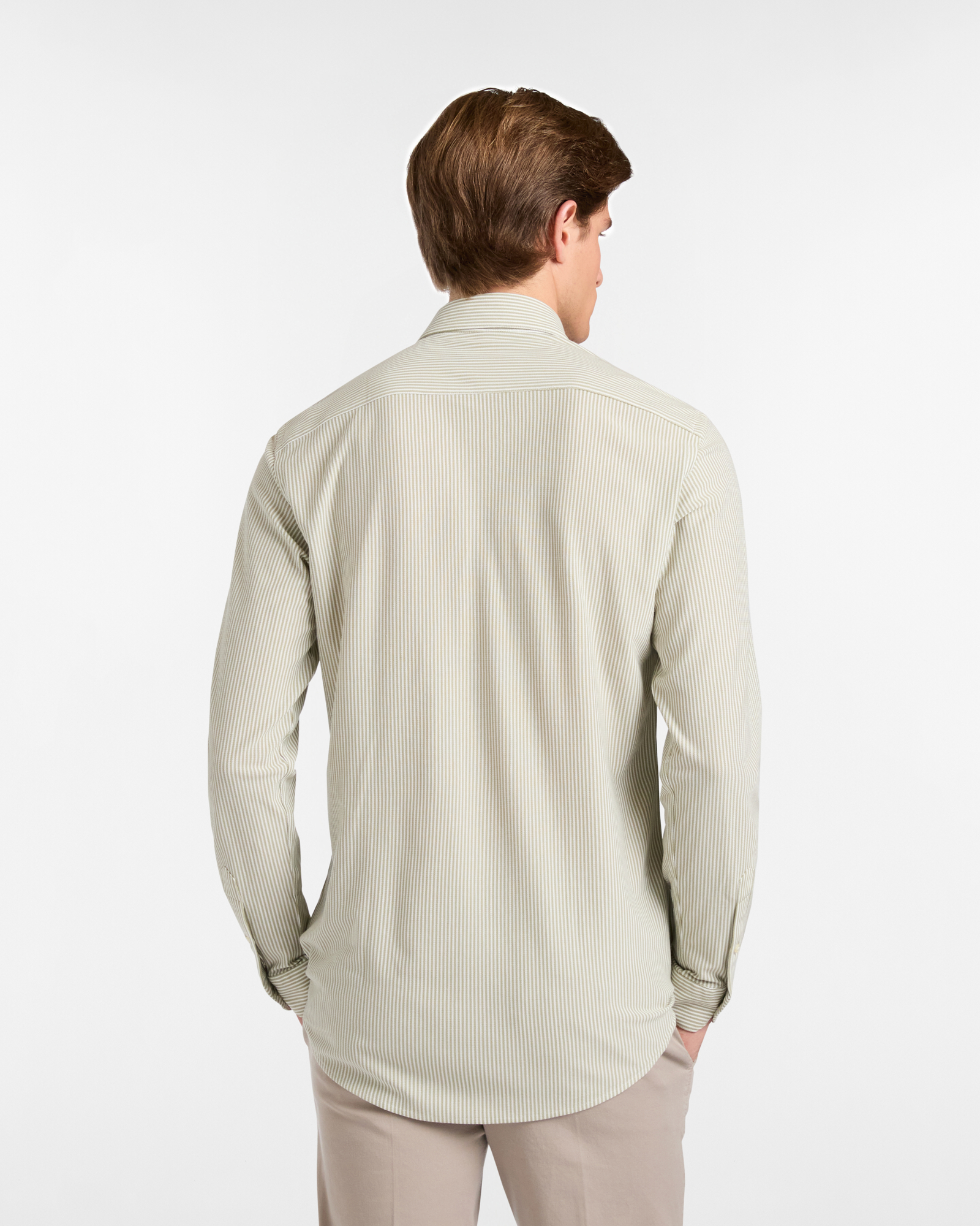 Camicia In Jersey A Microrighe