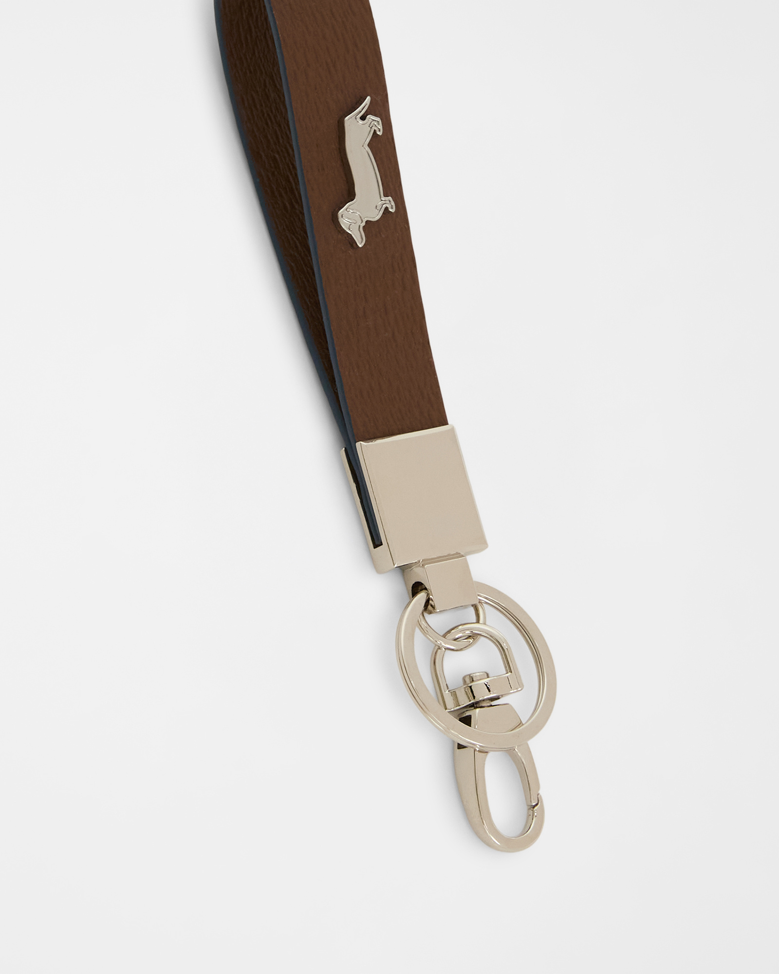 Men's keychain with metal dachshund