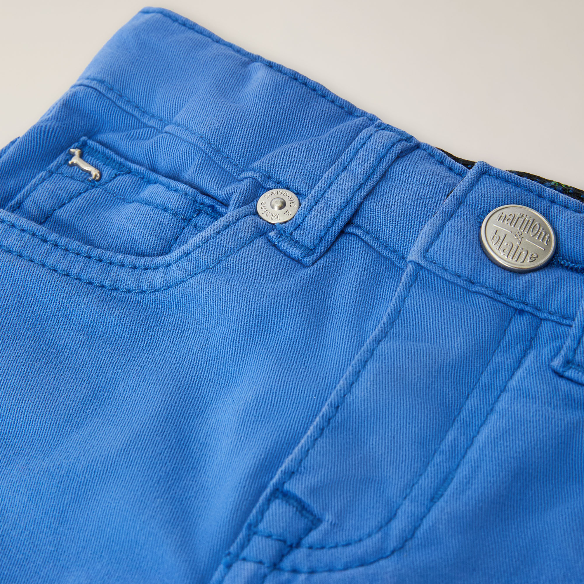 Cinque tasche con ricamo dietro, Bluette, large image number 2
