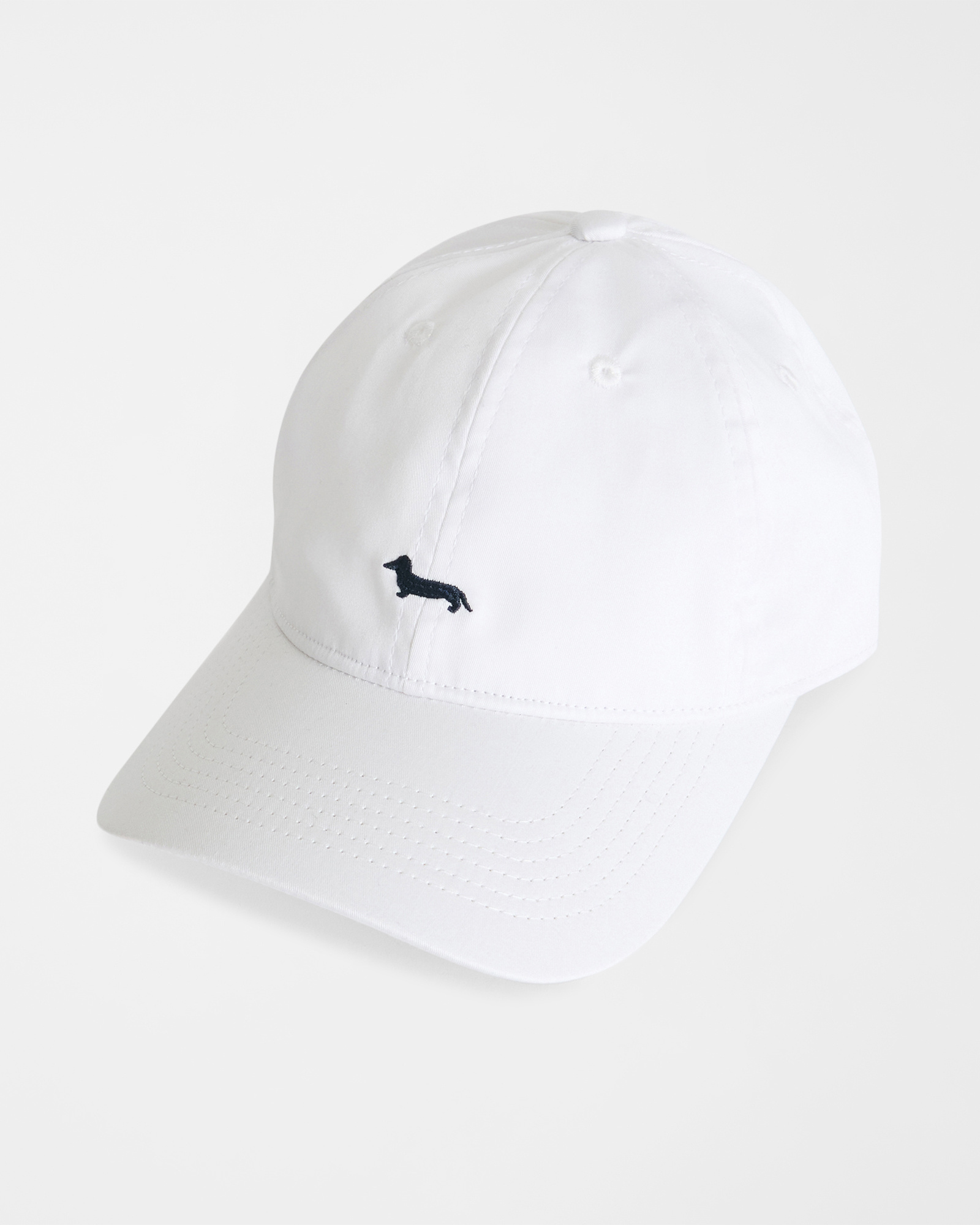 Cappello baseball con ricamo bassotto