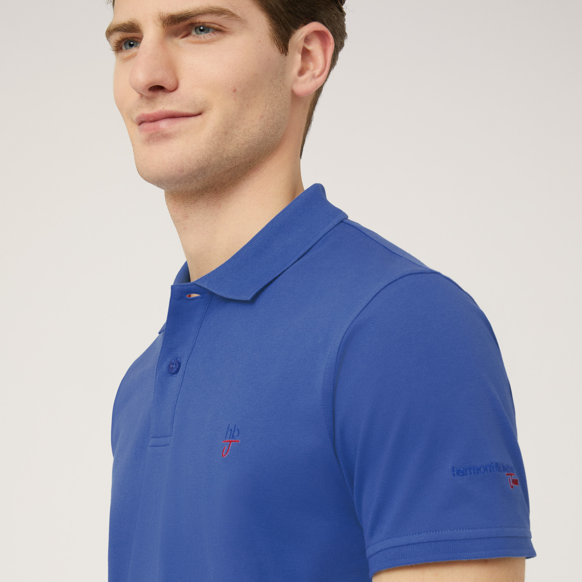 Polo In Cotone, Blu, large image number 2