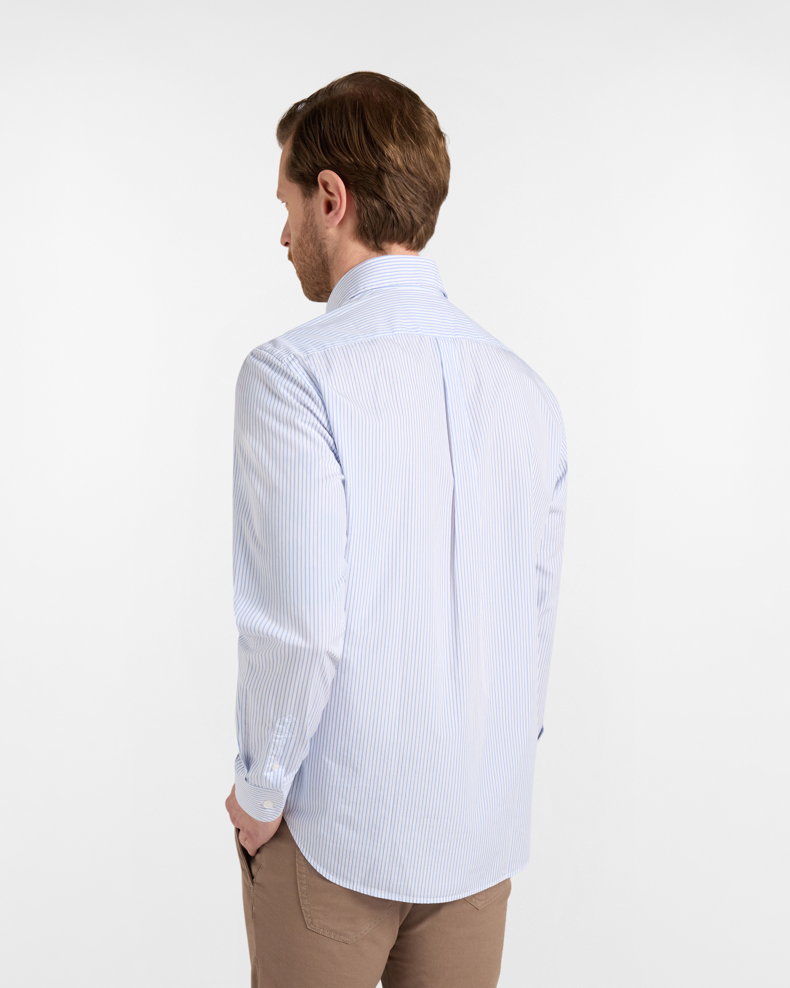 Regular-fit micro-check shirt, Blue, large image number 2