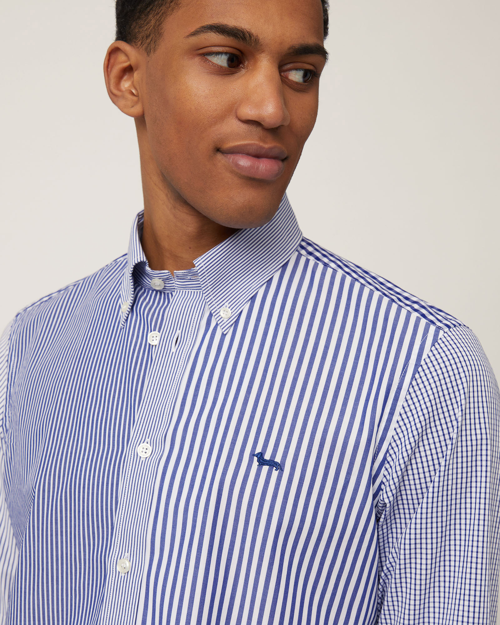Piazzetta Shirt, Navy Blue, large image number 2