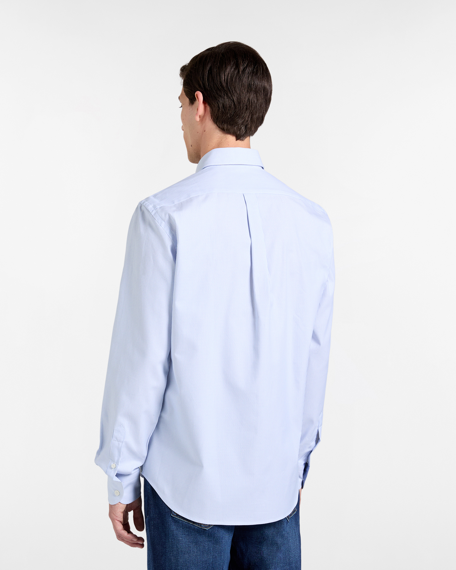 Camicia Uomo in Cotone Regular Fit, Celeste, large image number 1