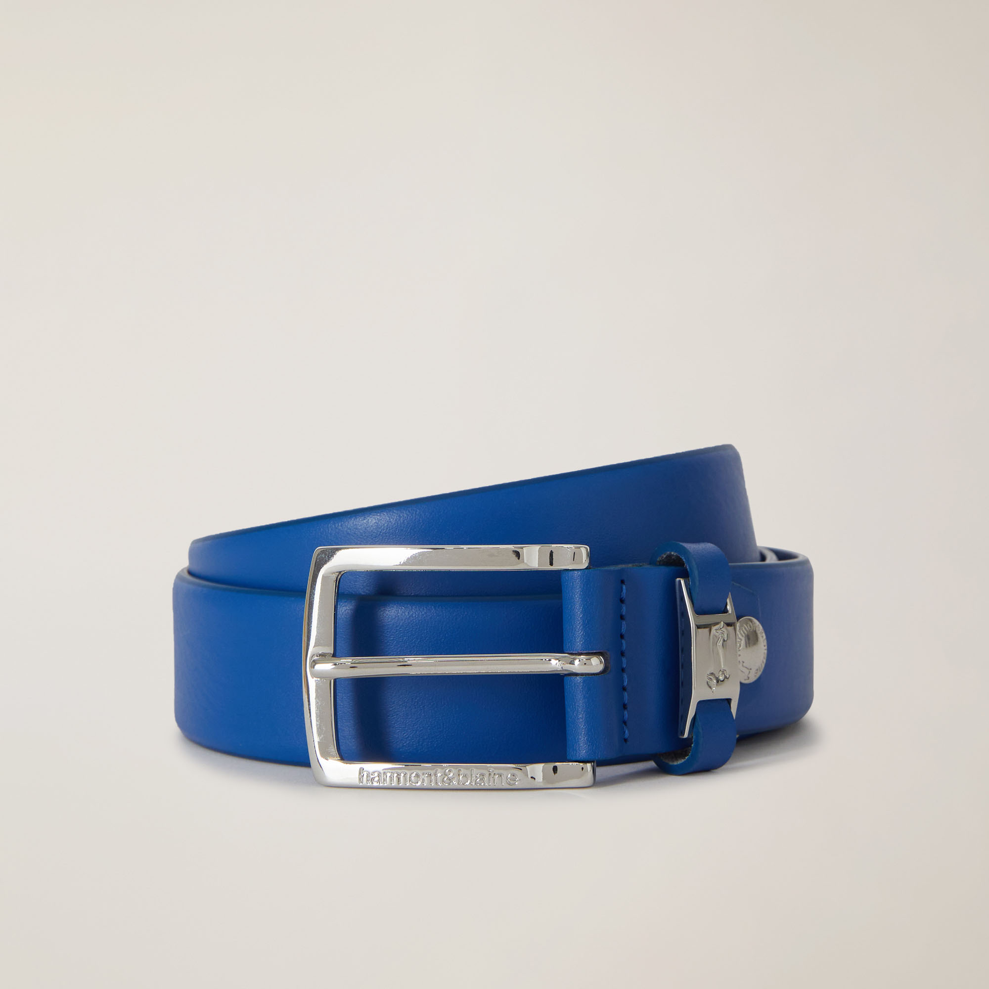 Men'S Belt 3.5 Cm, Blue, large image number 0