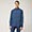 Camicia In Cotone Con Micro-Motivo  All-Over, Blu, swatch